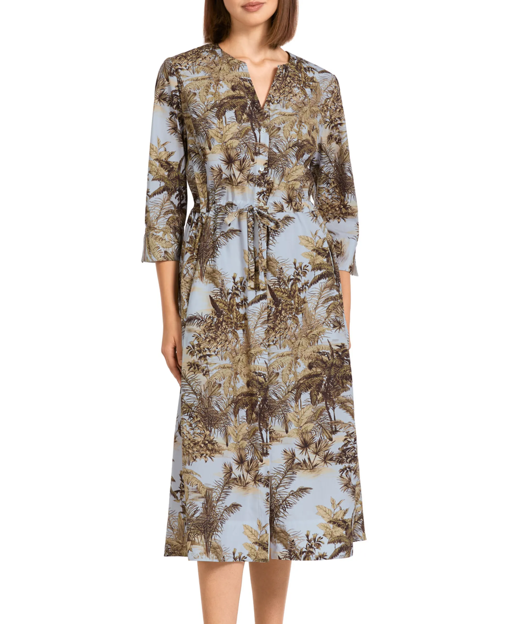 Marccain Collectie Mini Jurk Uc 21.24 W54 Blauw