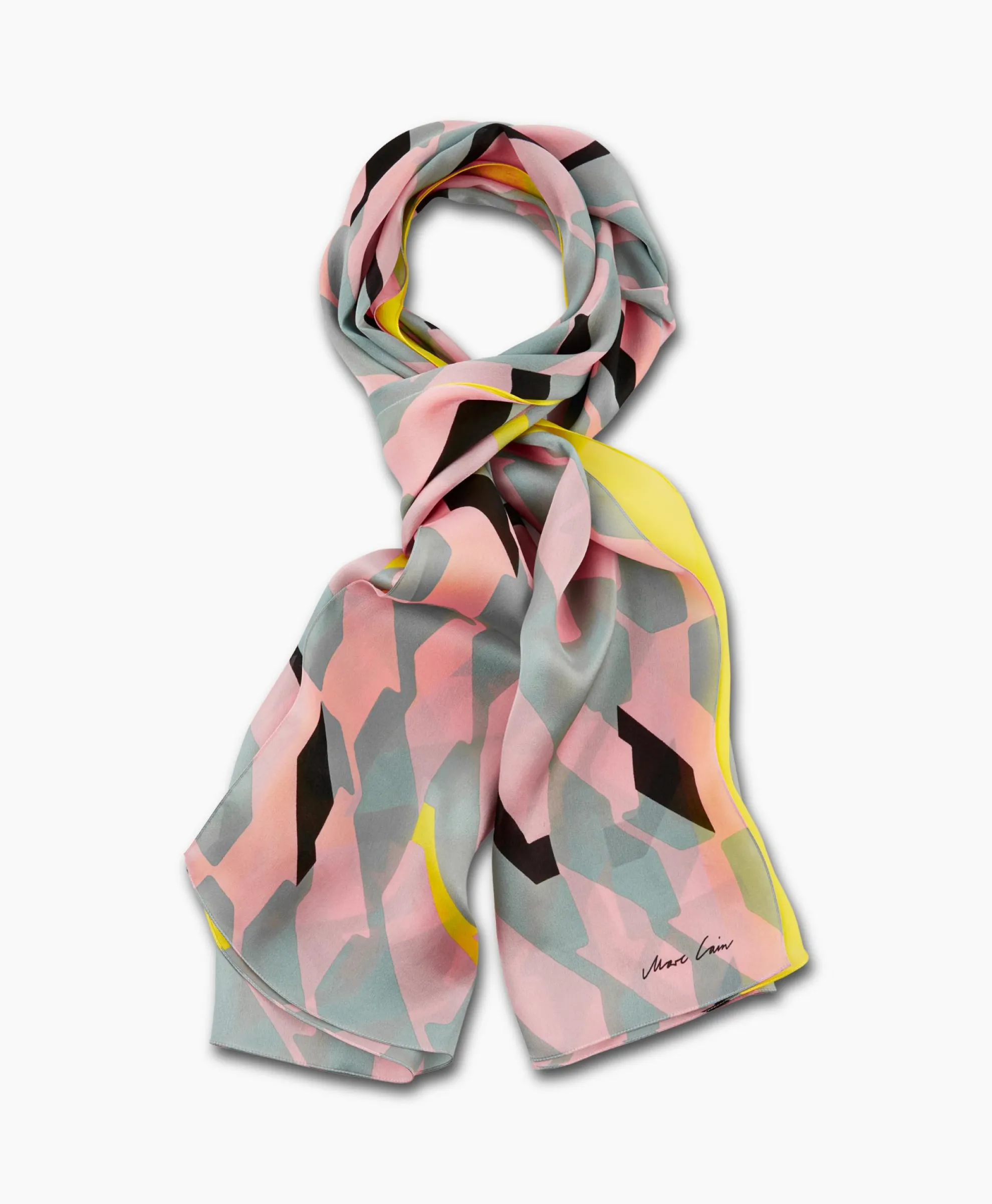 Marccain Collectie Sjaal Vc B4.15 Z15 Licht Blauw