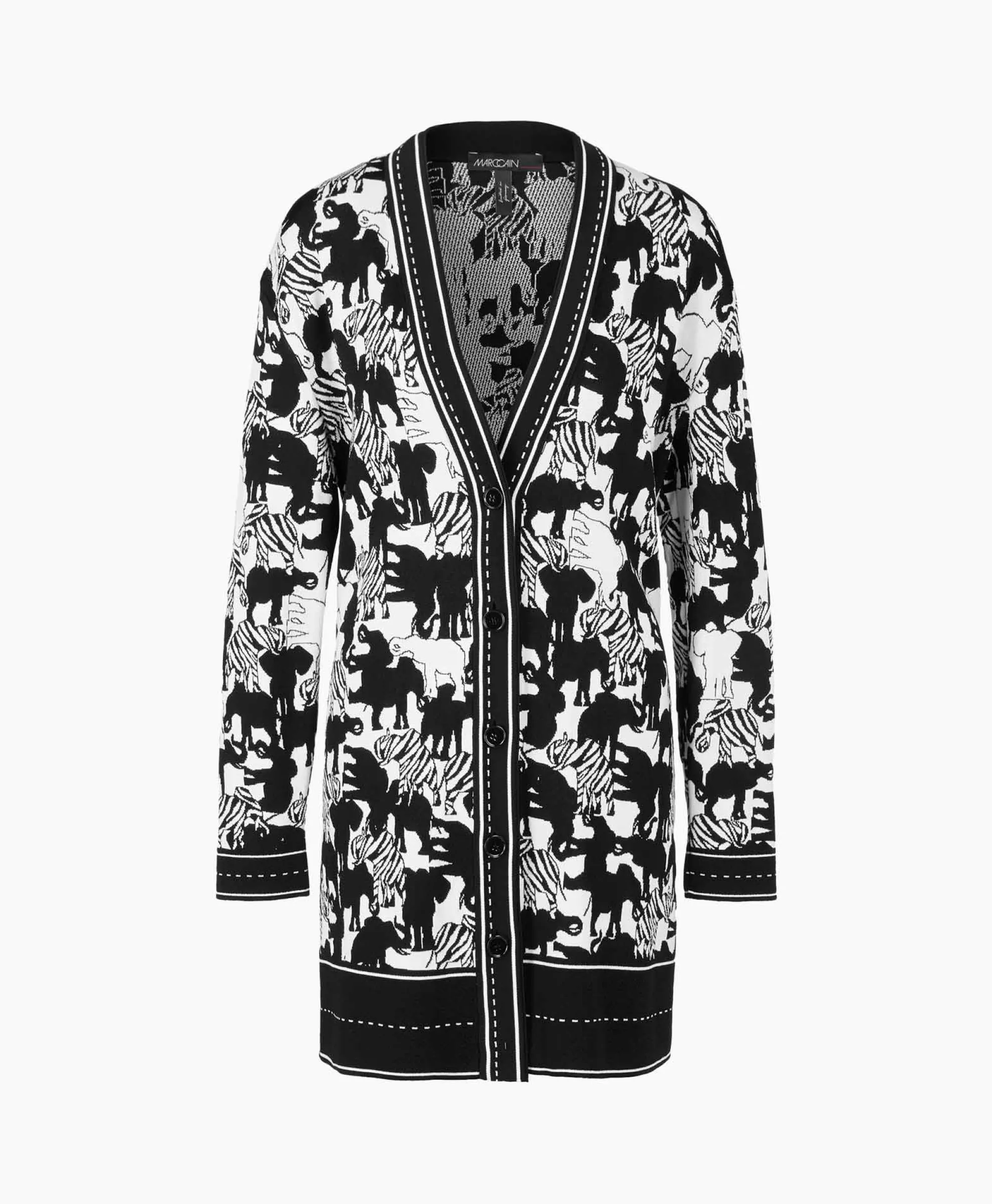 Marccain Collectie Vest Wc 39.18 M03 Print + 2 Kleurig