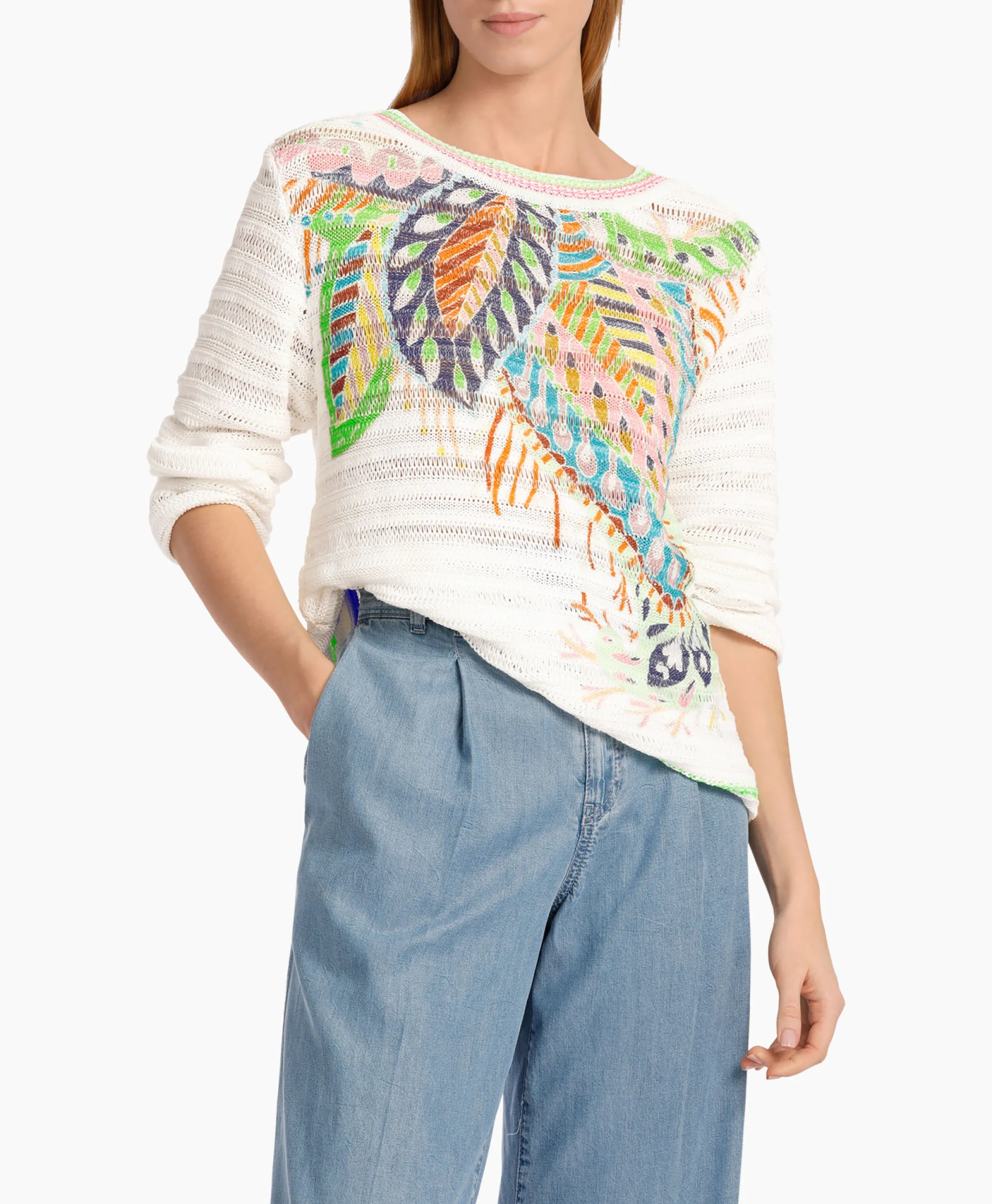 Marccain Collectie Pullover Wc 41.45 M46 Off White