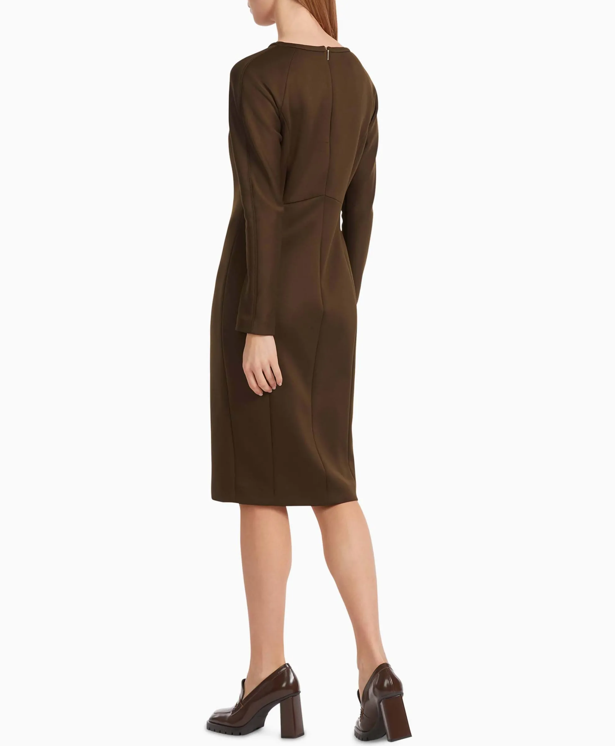 Marccain Collectie Jurk Vc 21.27 J22 Bruin