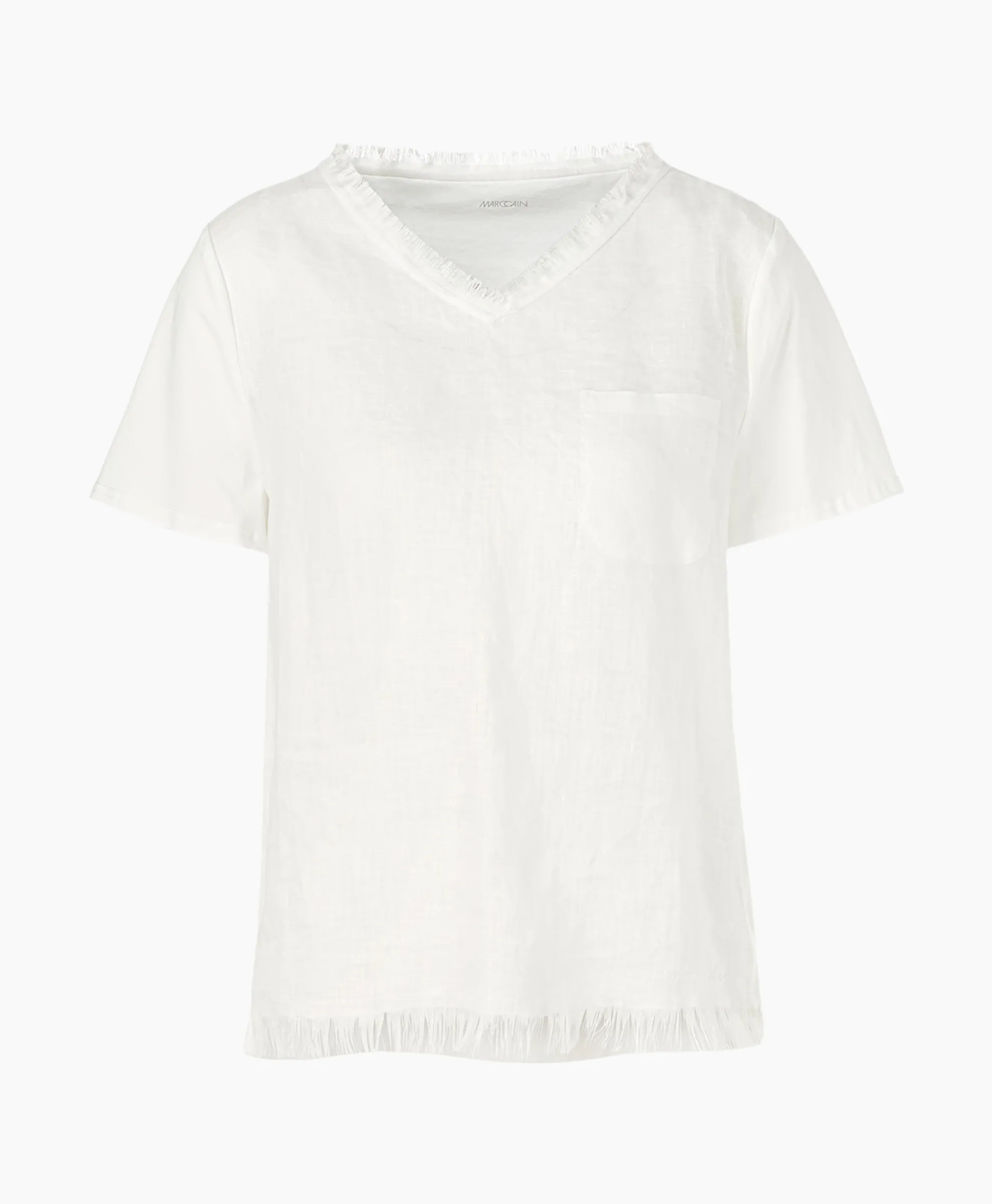 Marccain Collectie T-Shirt Wc 48.41 J79 Off White