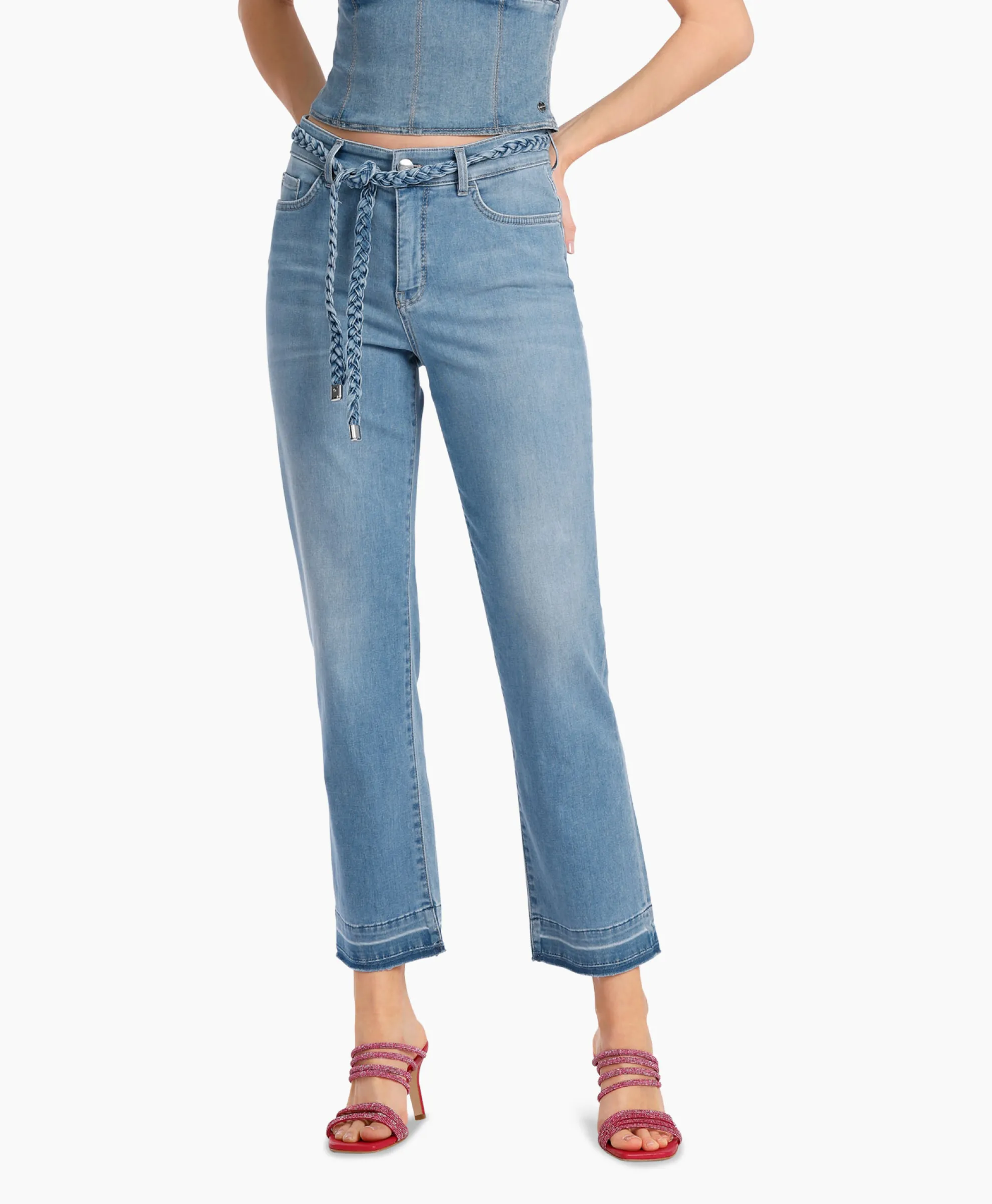 Marccain Collectie Jeans Wc 82.21 D65 Licht Blauw