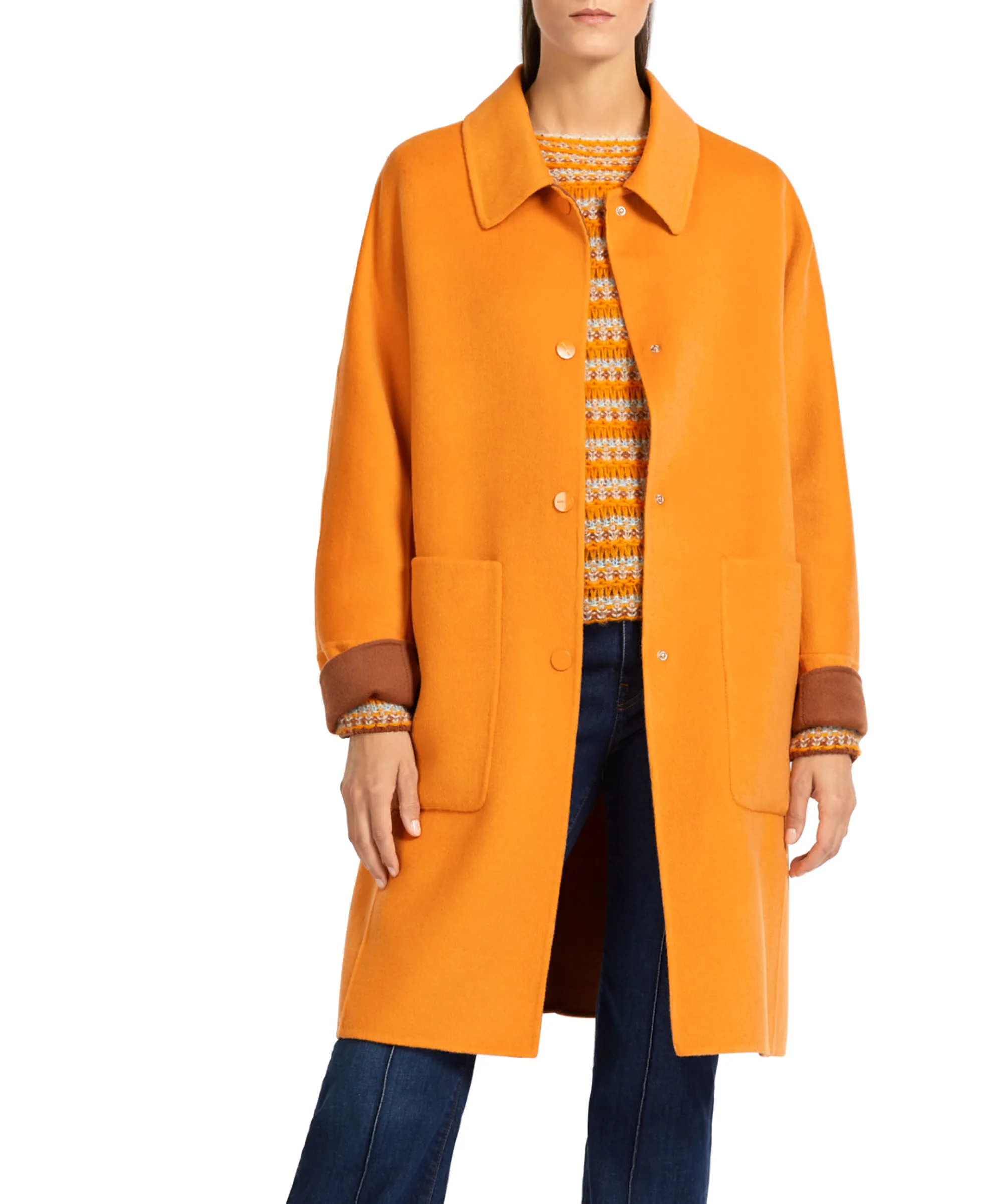 Marccain Collectie Mantel Uc 11.05 W32 Peach