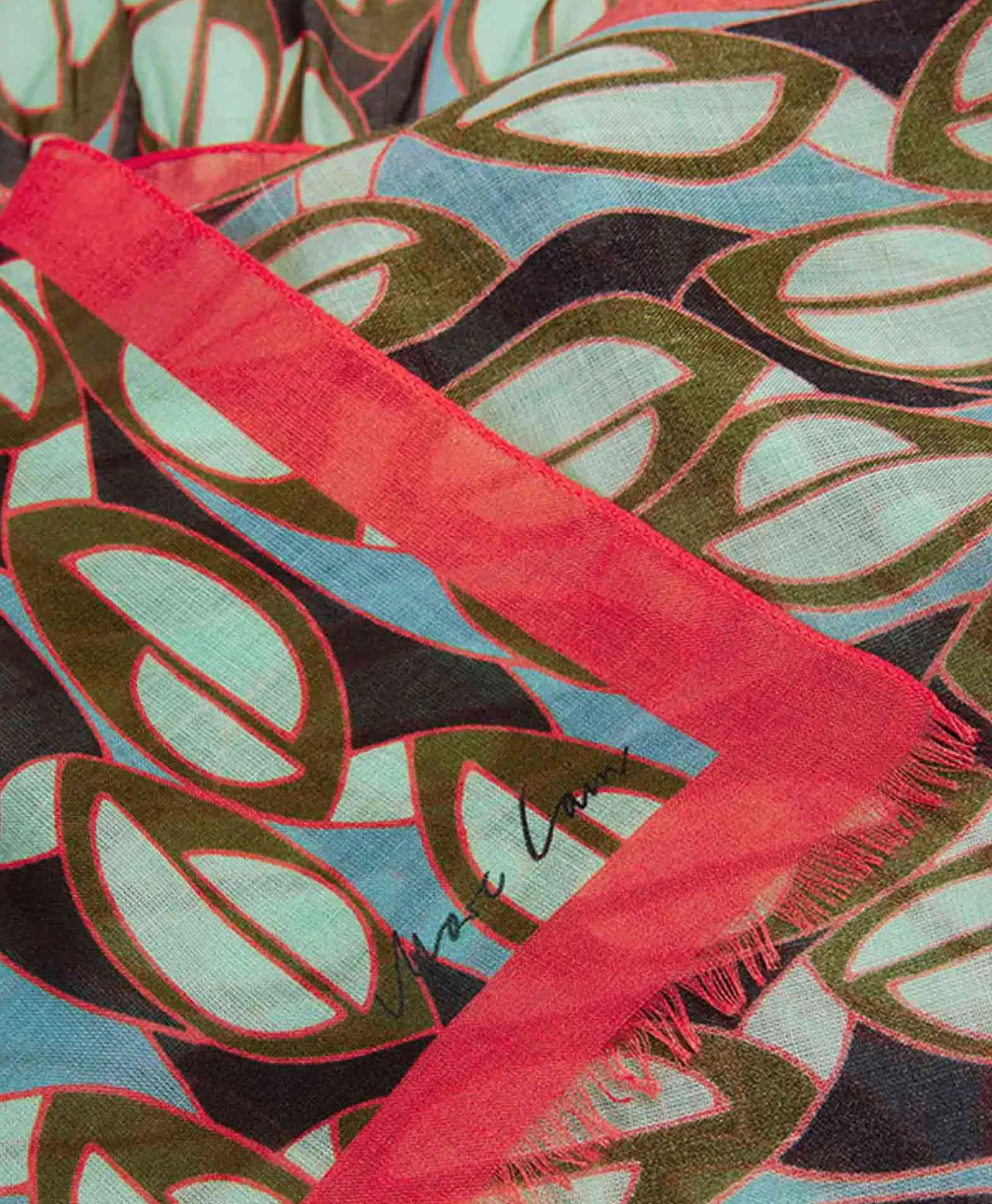 Marccain Collectie Shawl Wc B4.07 Z13 Groen