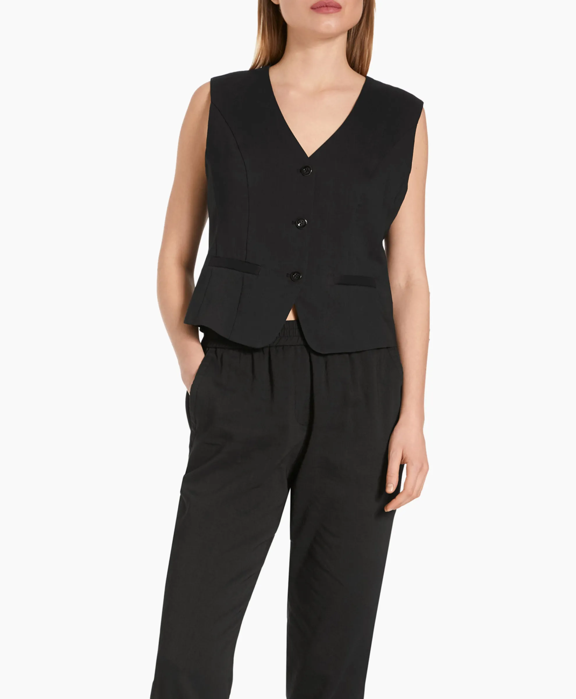 Marccain Collectie Vest Wc 37.02 W47 Zwart