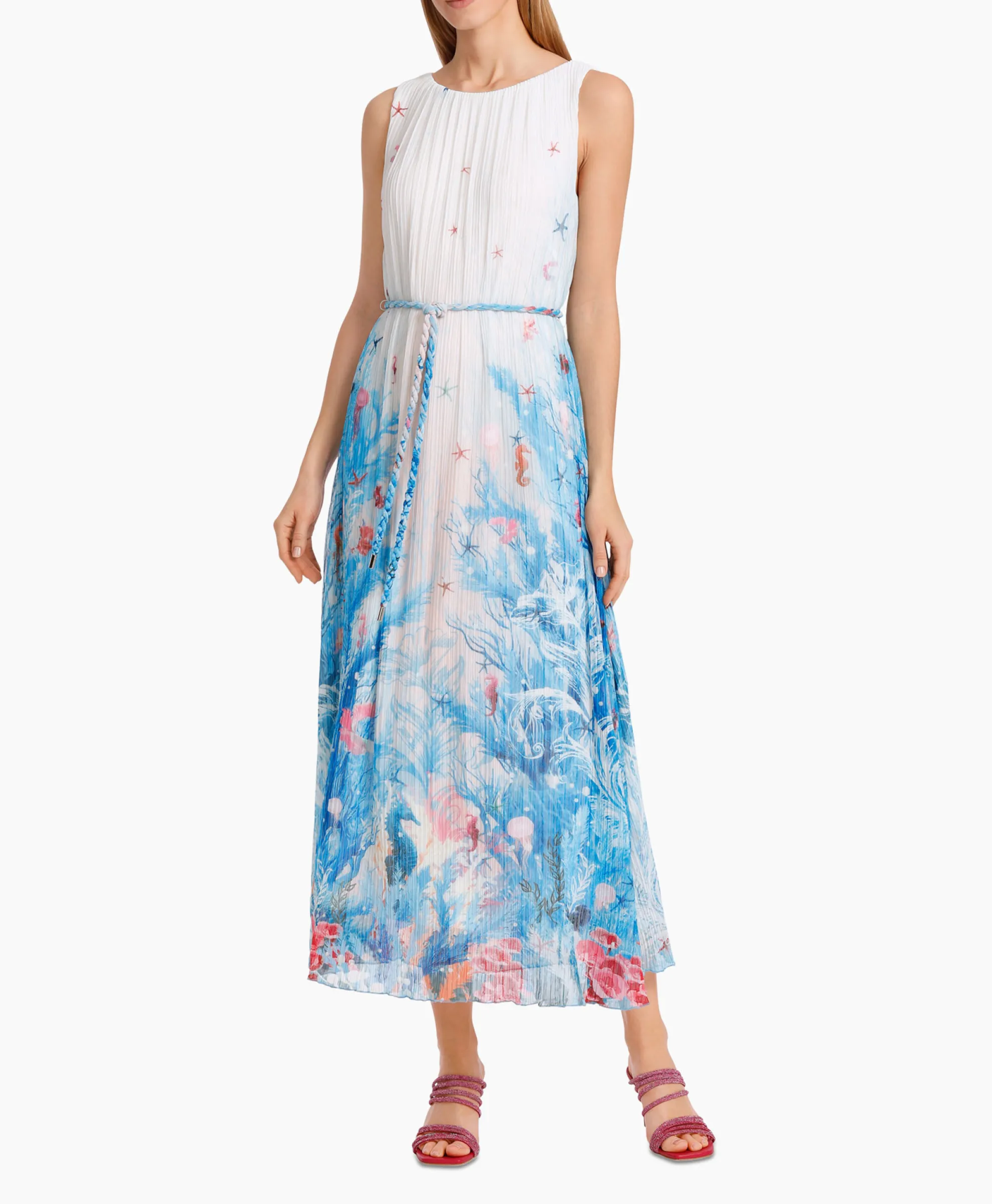 Marccain Collectie Jurk Wc 21.62 J83 Aqua