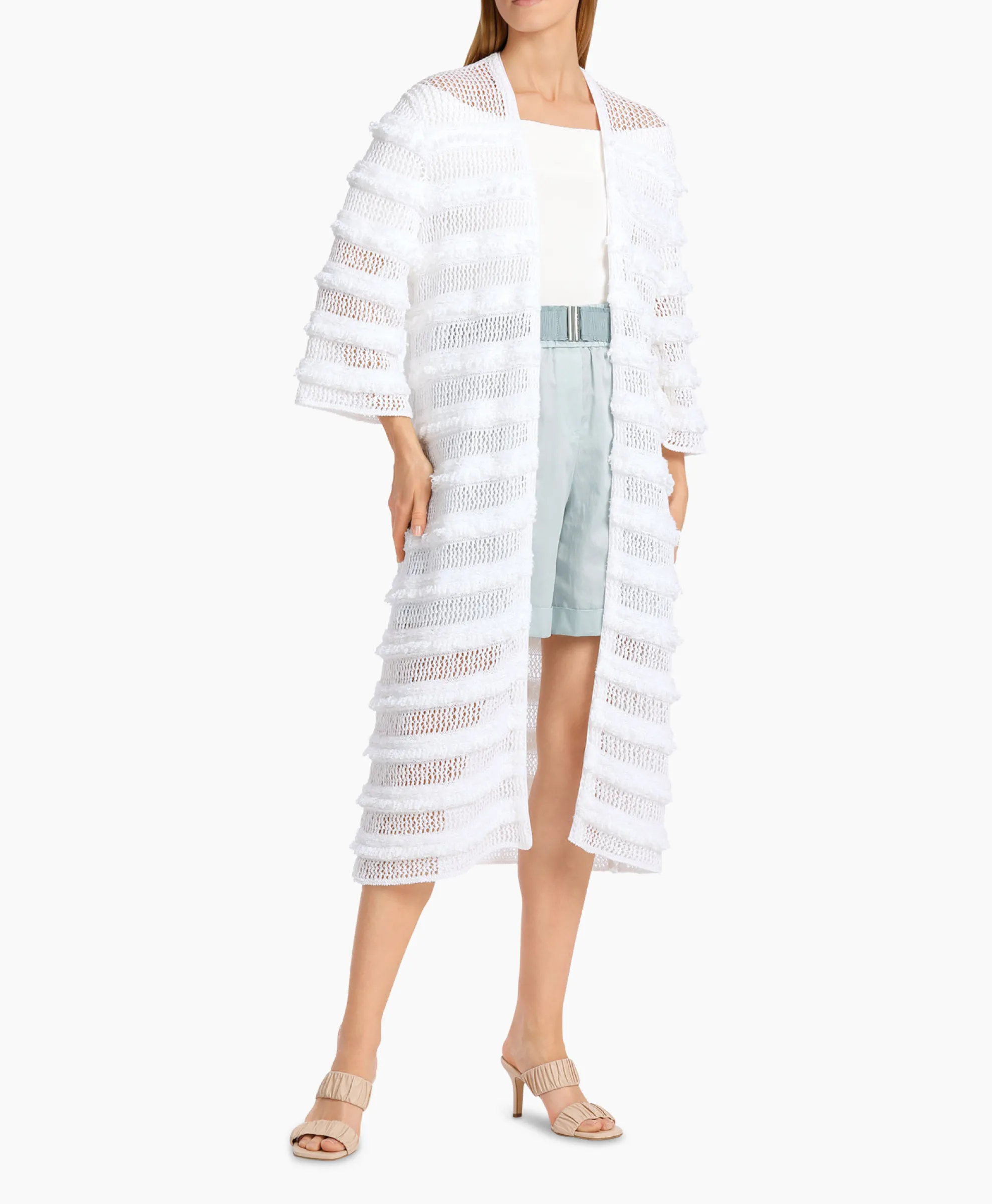 Marccain Collectie Coat Wc 11.05 M41 Wit