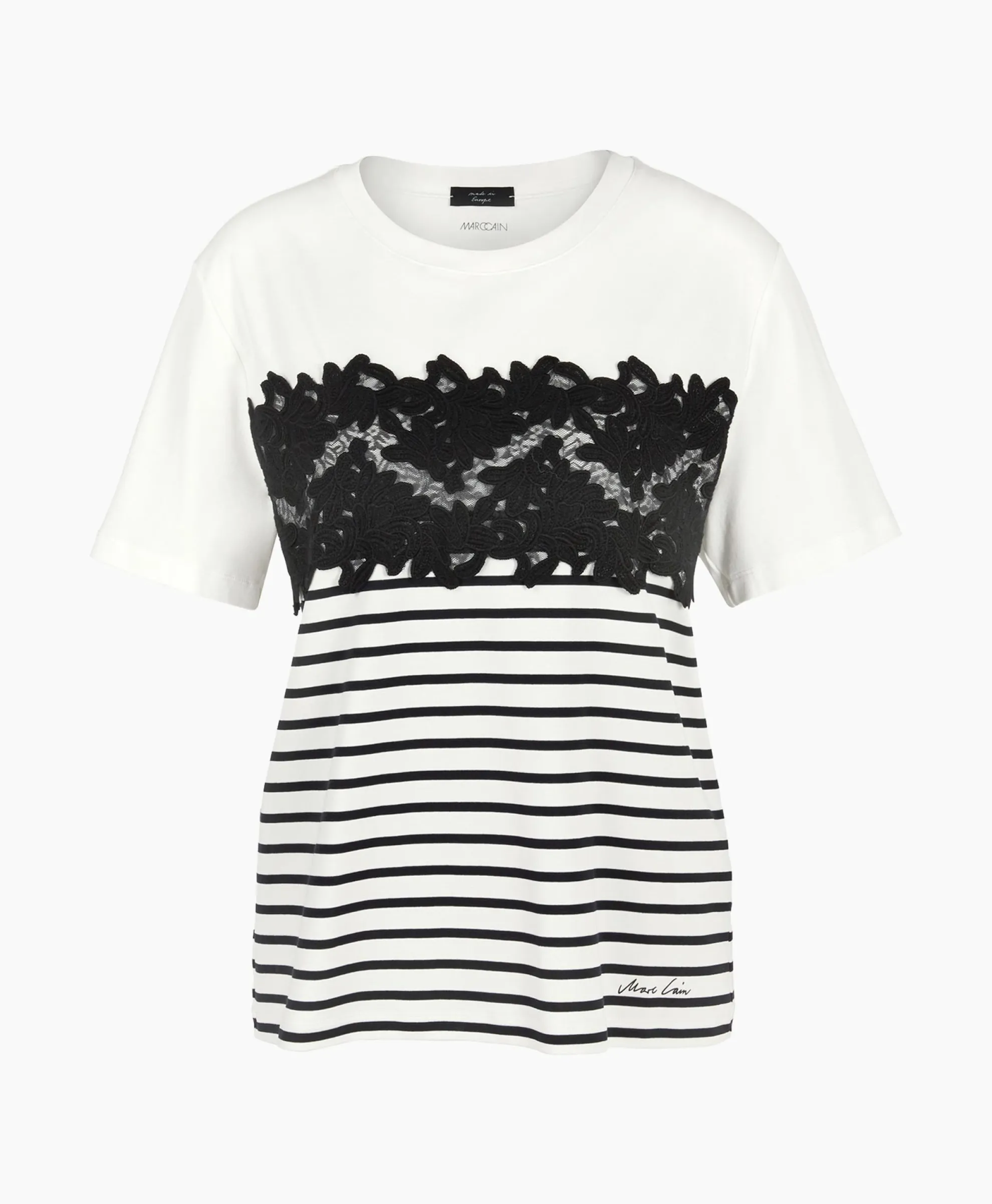 Marccain Collectie T-Shirt Wc 48.10 J16 Print + 2 Kleurig