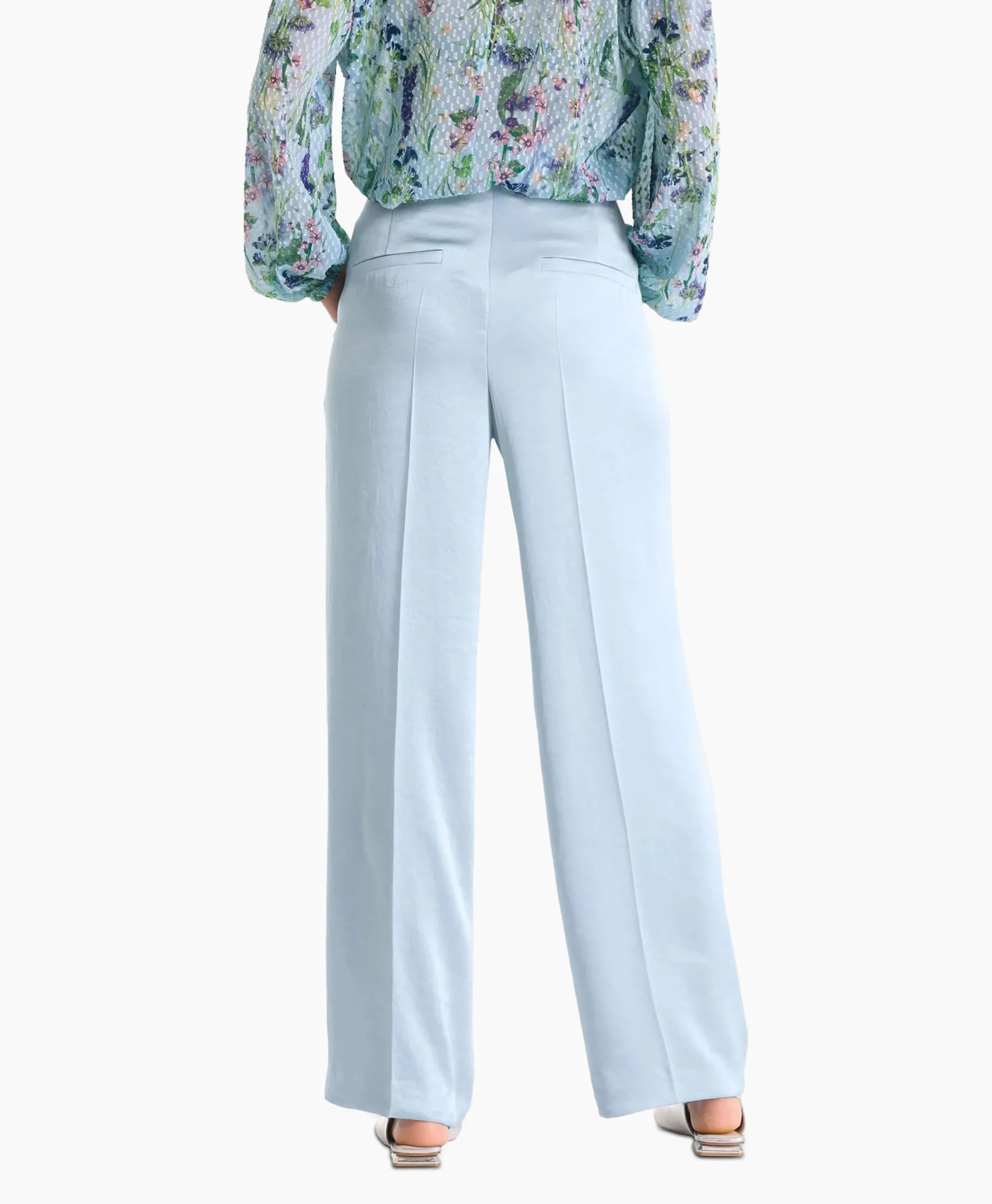 Marccain Collectie Broek Wc 81.63 W46 Licht Blauw