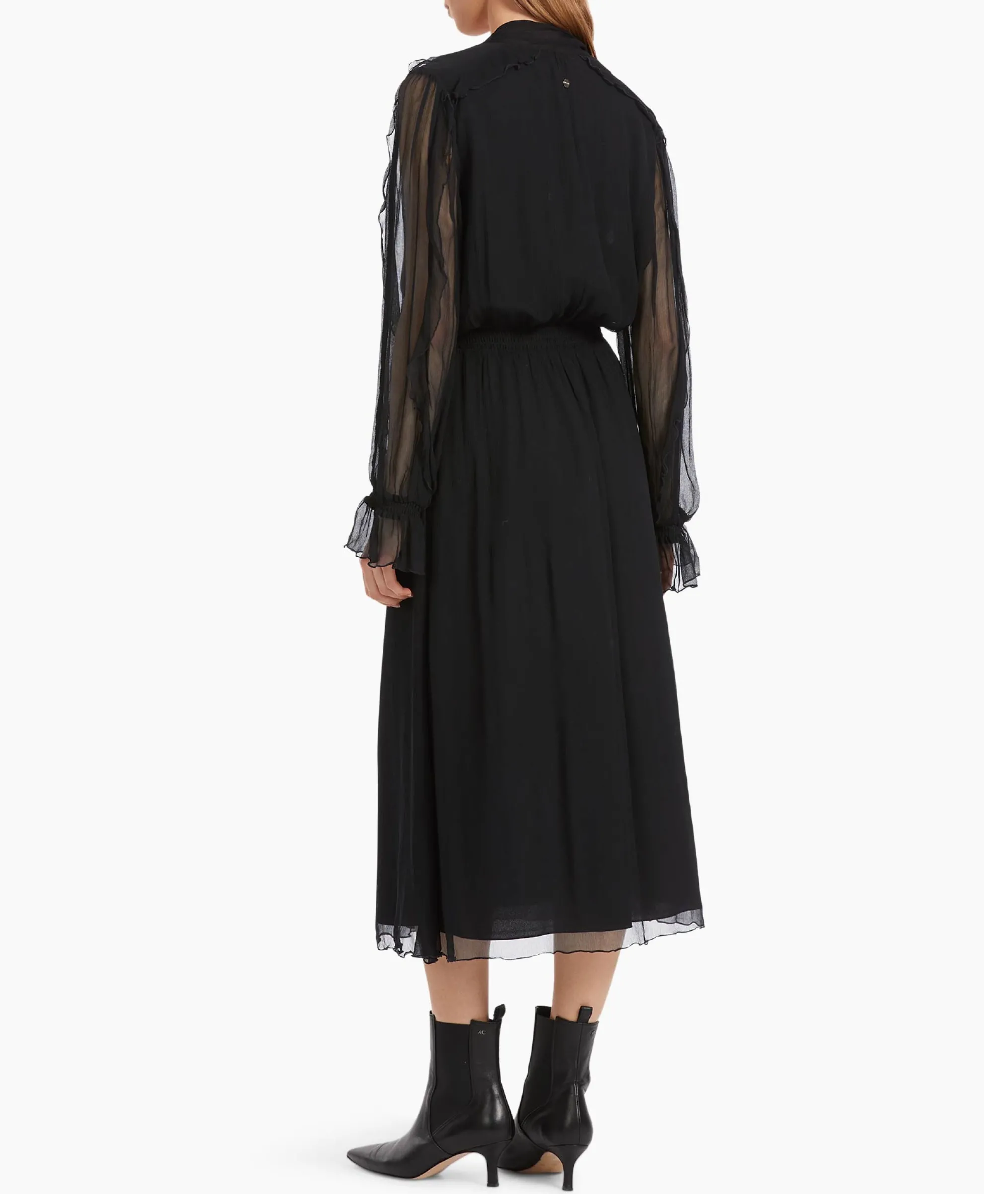 Marccain Collectie Jurk Vc 21.19 W51 Zwart