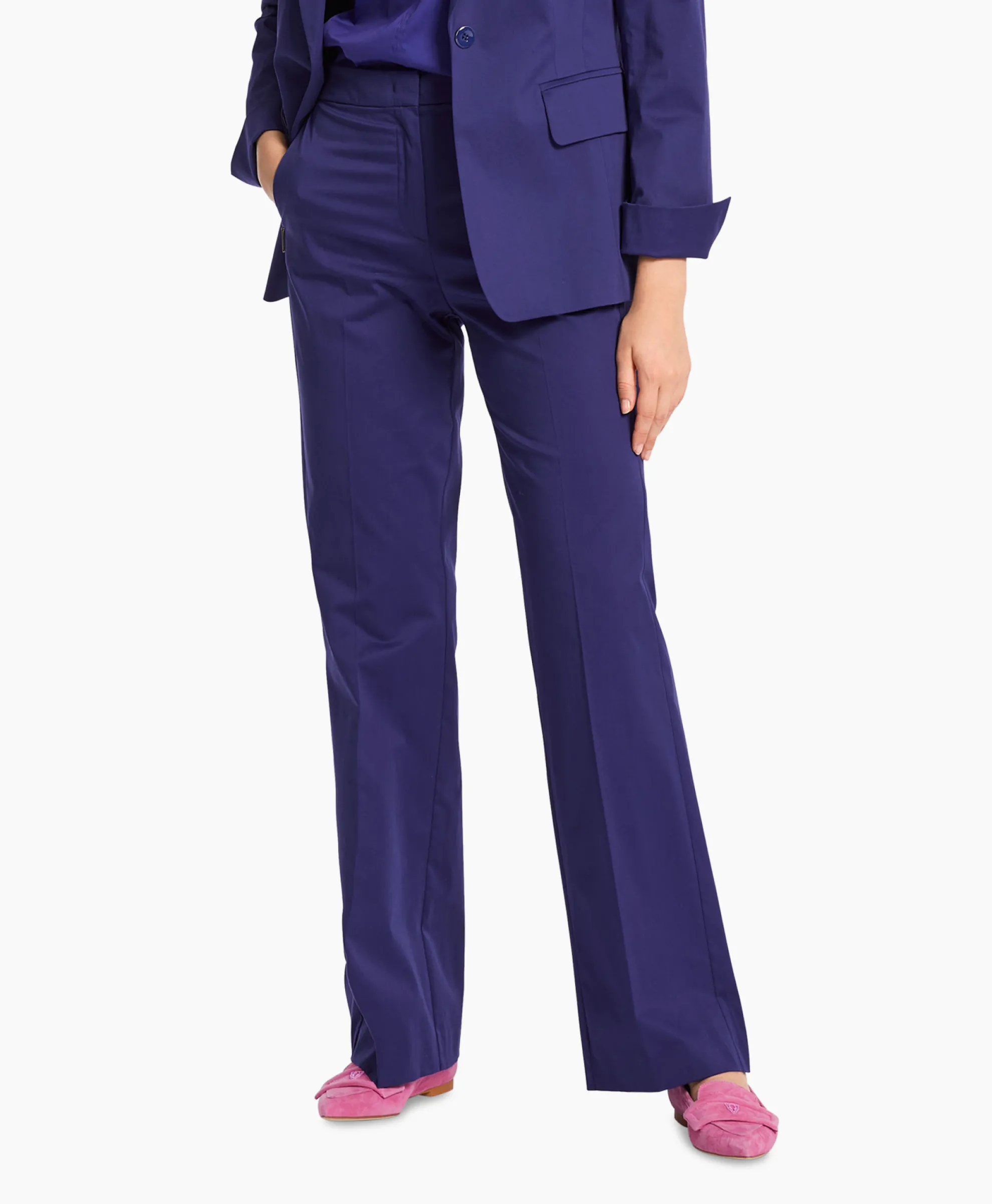 Marccain Collectie Broek Wc 81.41 W83 Paars