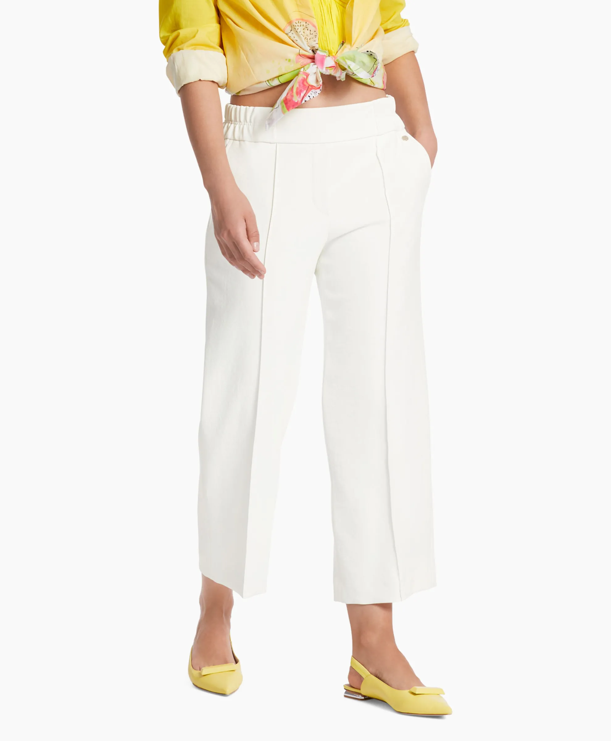 Marccain Collectie Broek Wc 81.25 W03 Off White