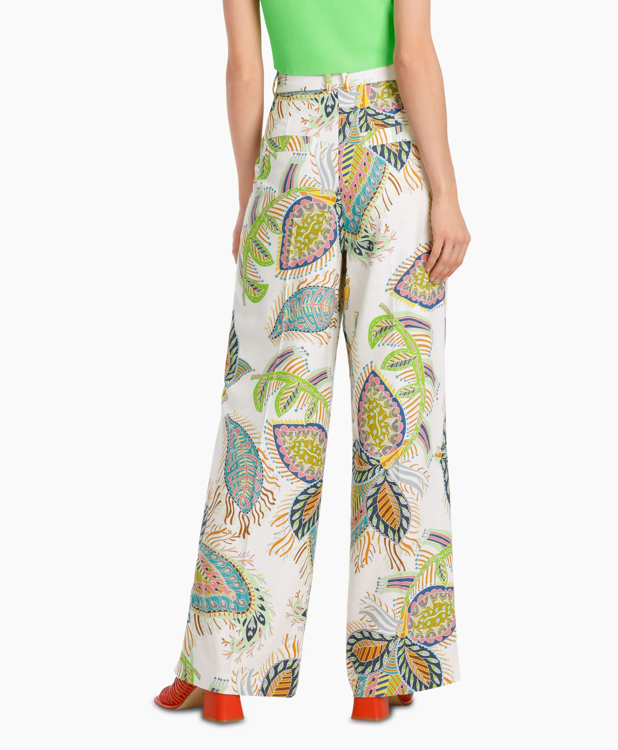 Marccain Collectie Broek Wc 81.50 W72 Wit