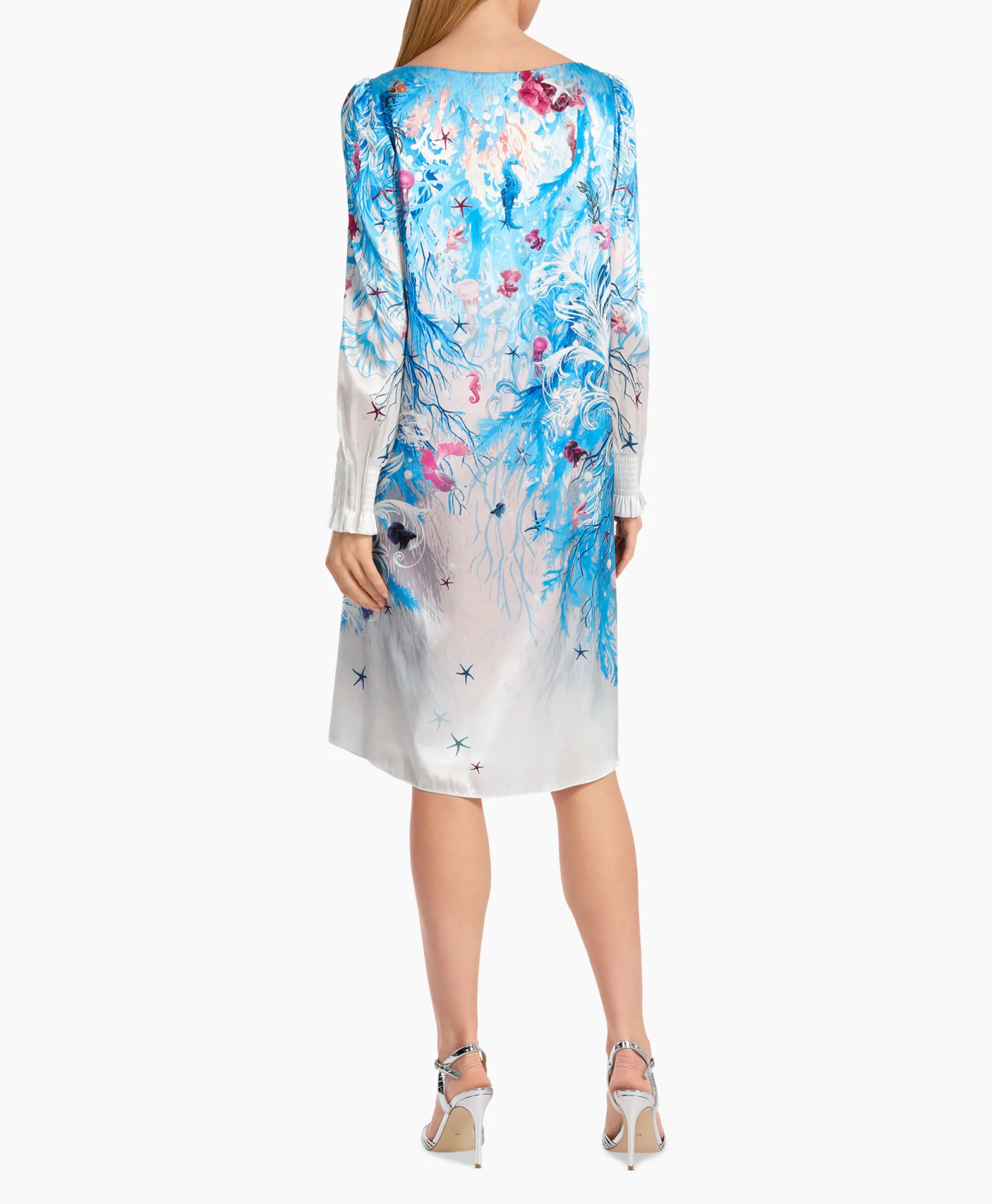 Marccain Collectie Jurk Wc 21.69 W89 Aqua