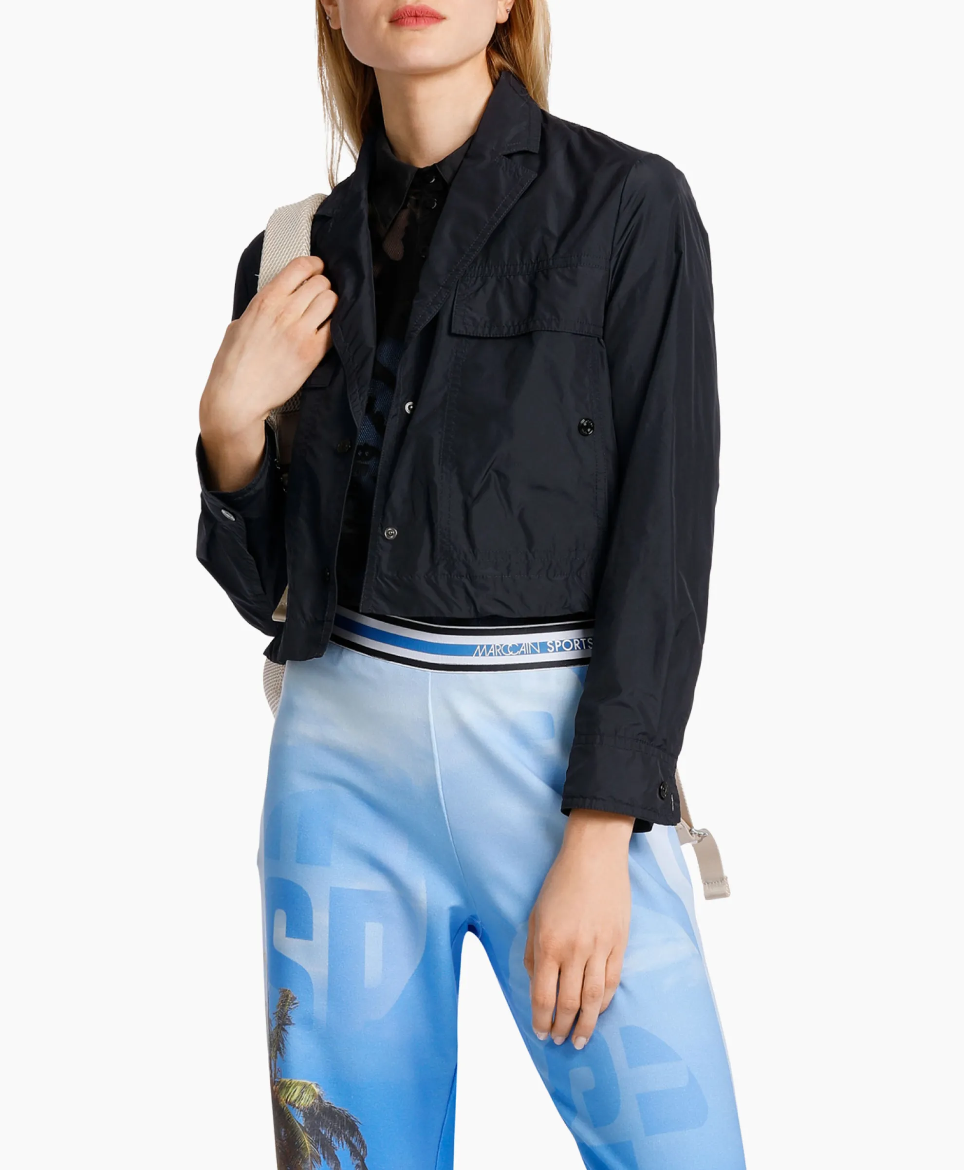 Marccain Sport Jack Ws 31.30 W47 Midden Blauw