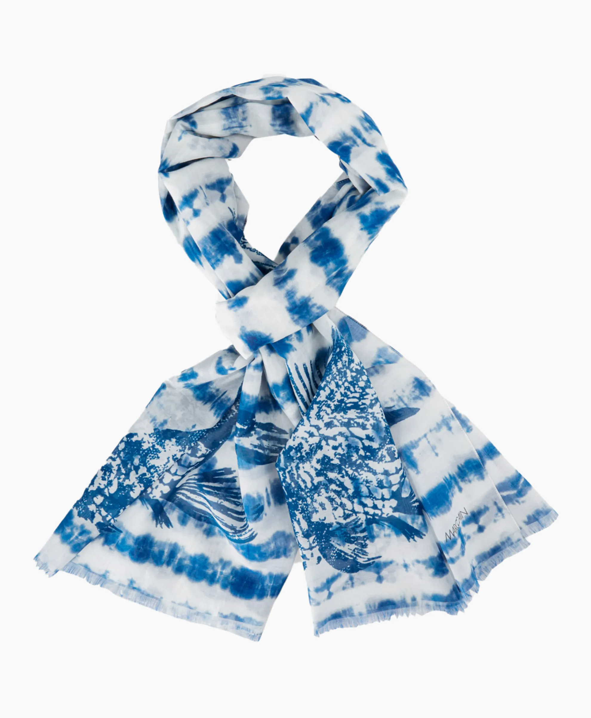 Marccain Sport Sjaal Us B4.07 Z27 Blauw