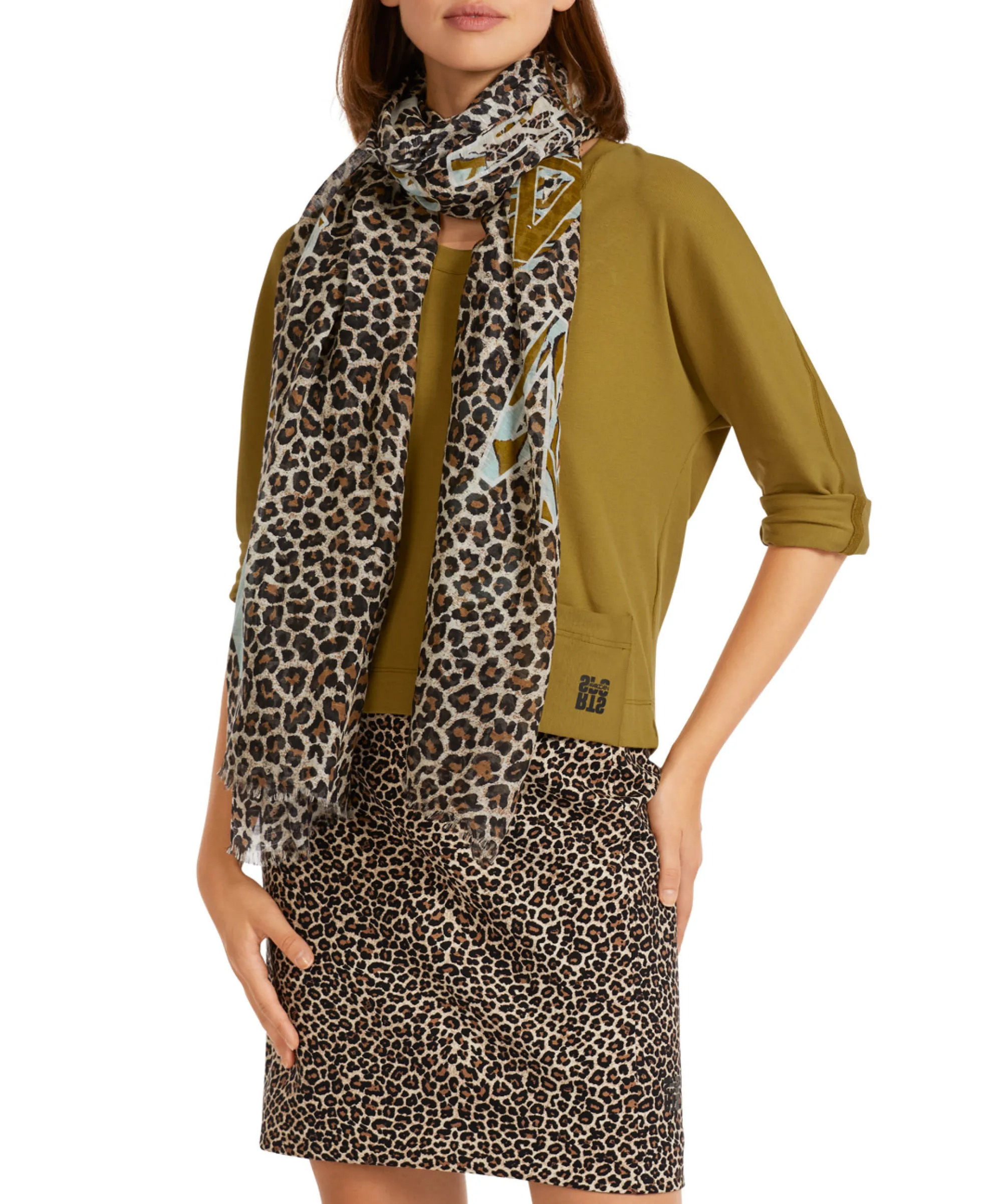 Marccain Sport Sjaal Us B4.12 Z05 Beige