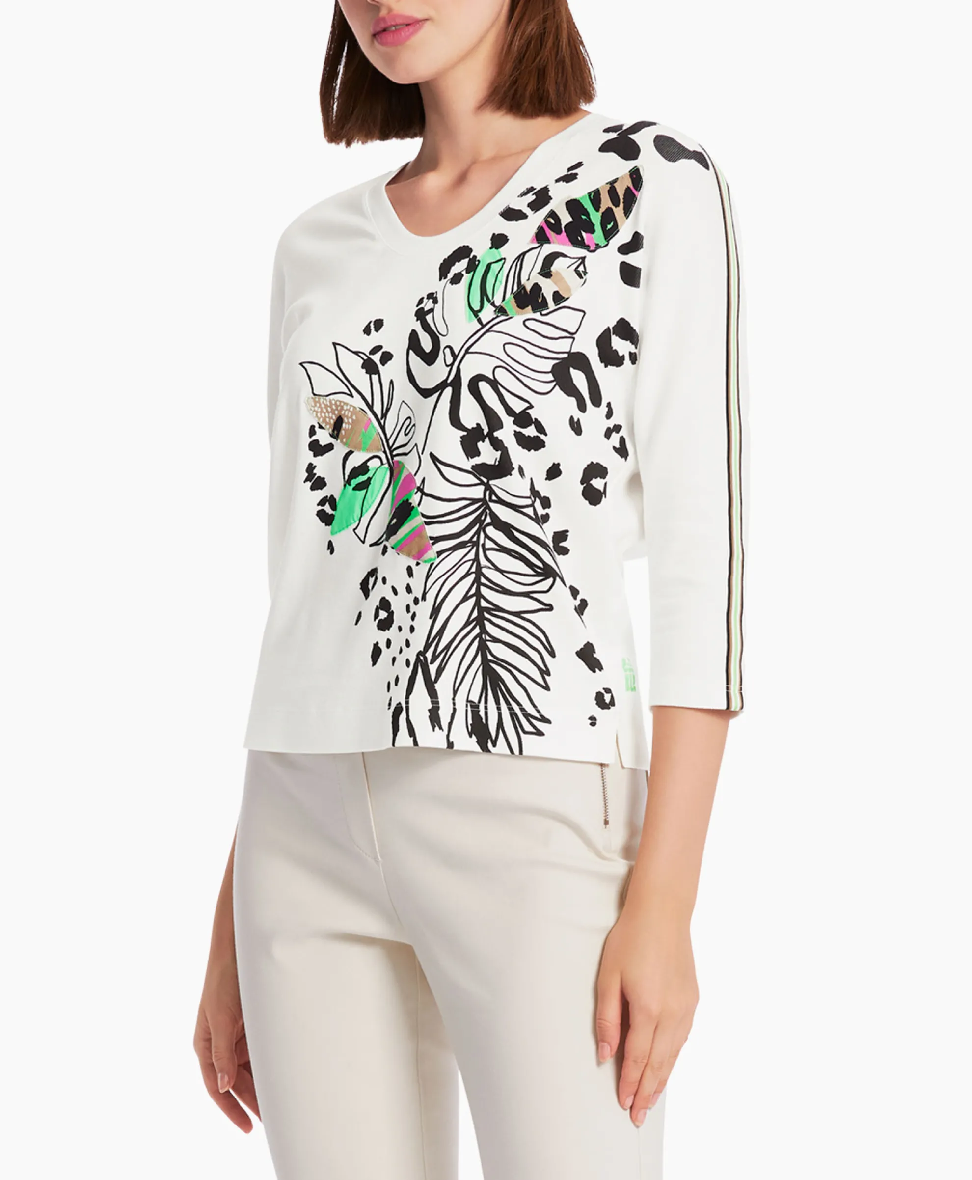 Marccain Sport T-Shirt Ws 48.18 J54 Off White