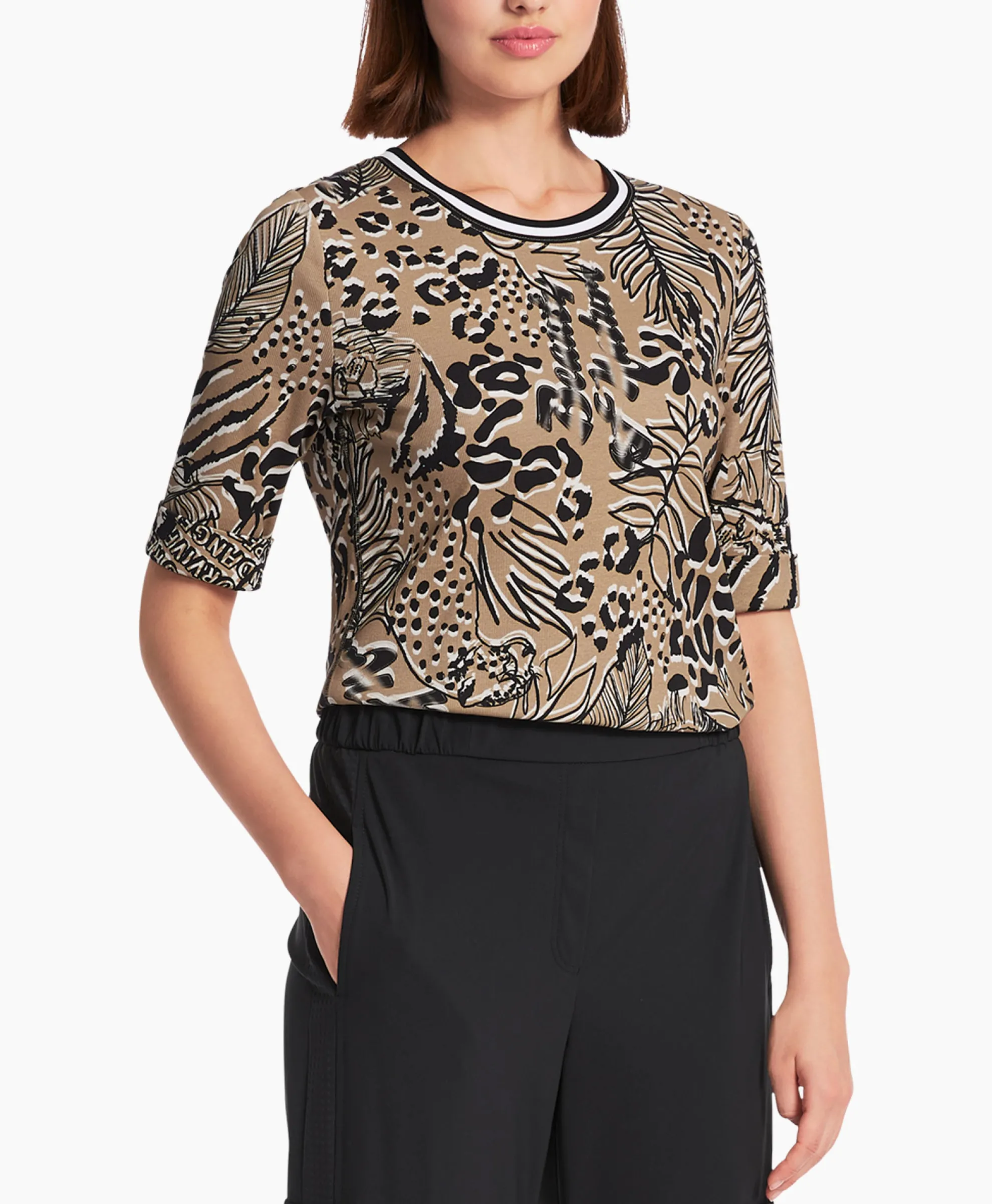 Marccain Sport T-Shirt Ws 48.38 J07 Zand