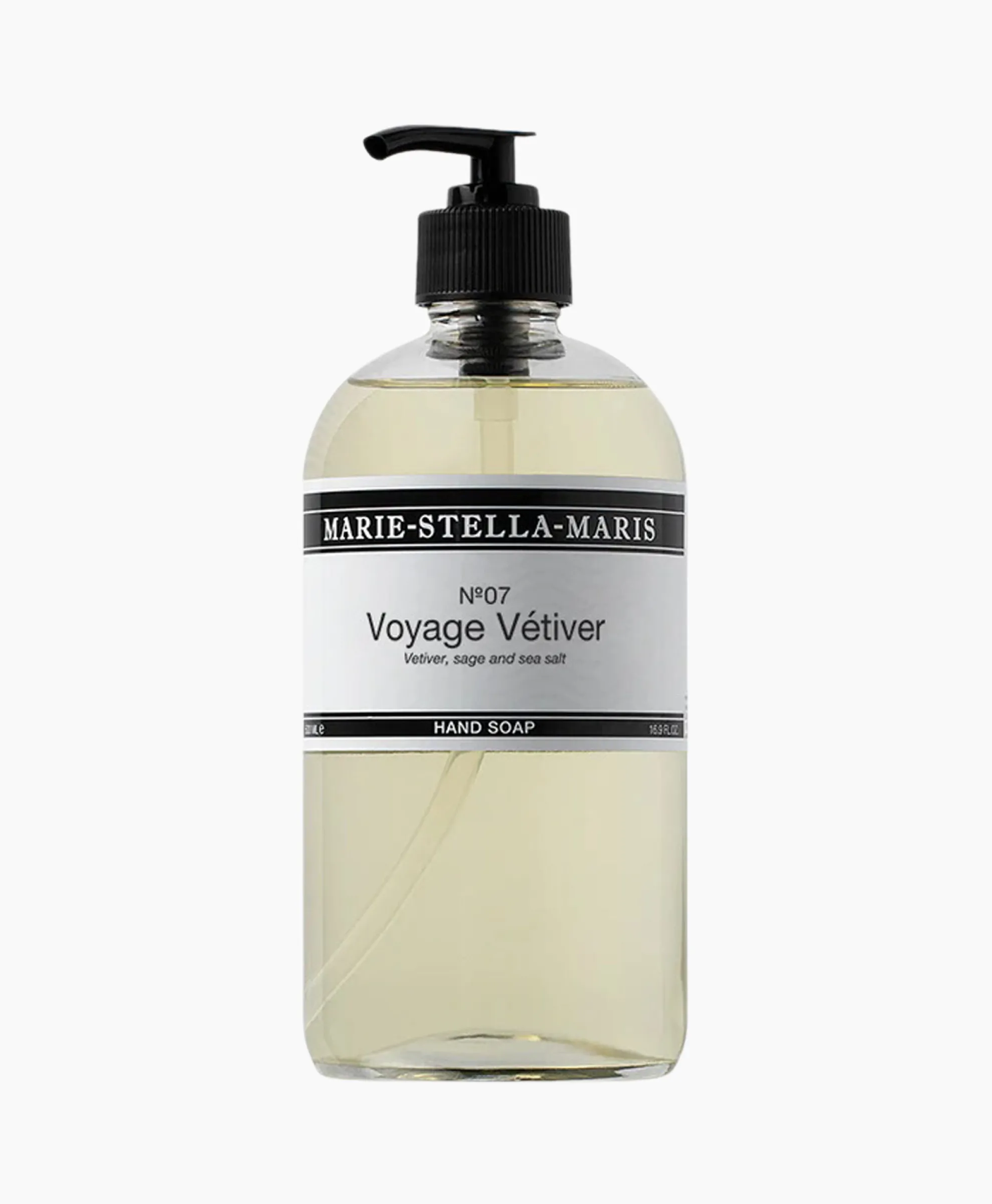 Marie-Stella-Maris Hand Soap Voyage Vetiver 500 Ml Glass Diversen