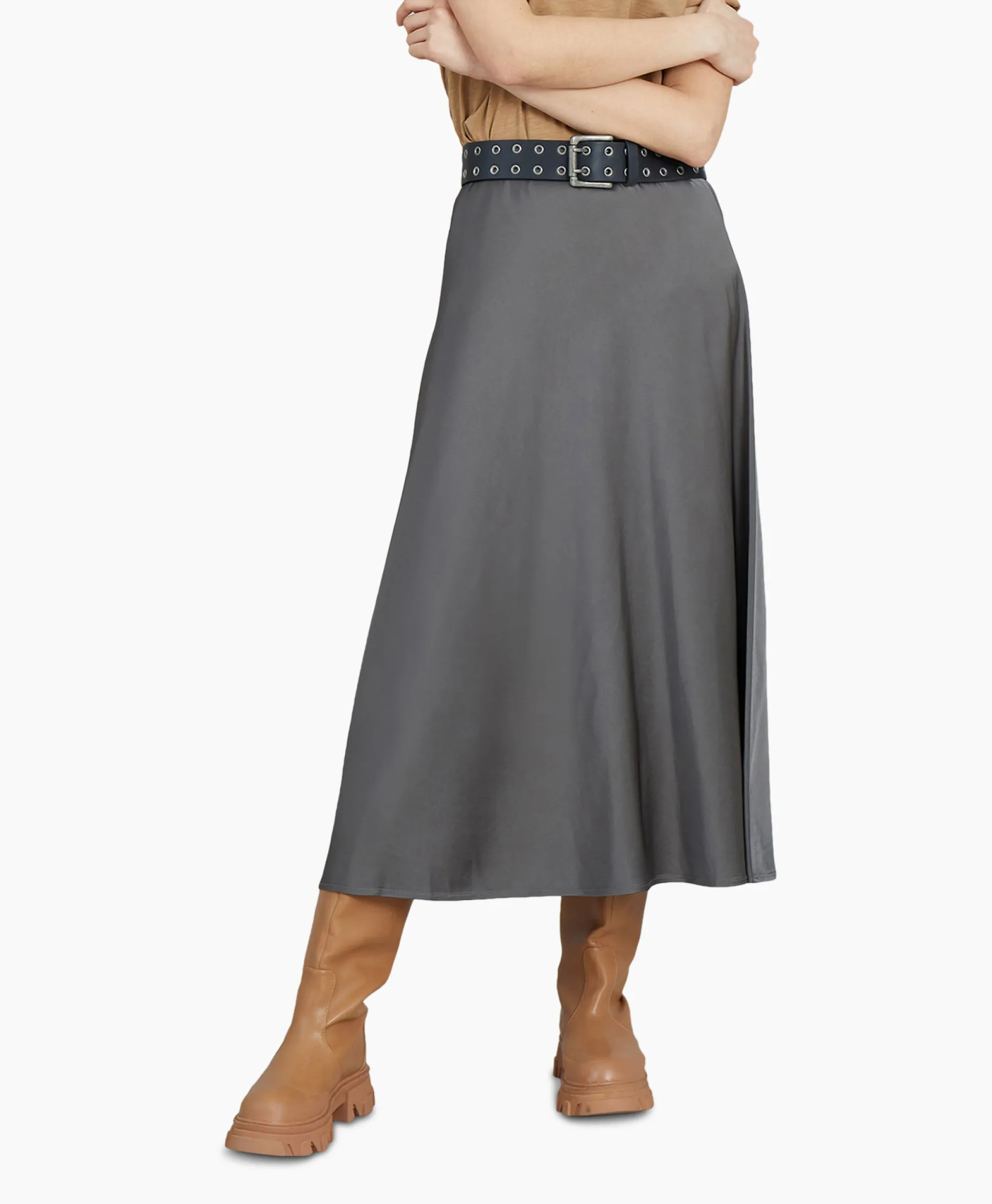 Munthe Midi Rok Babe Groen