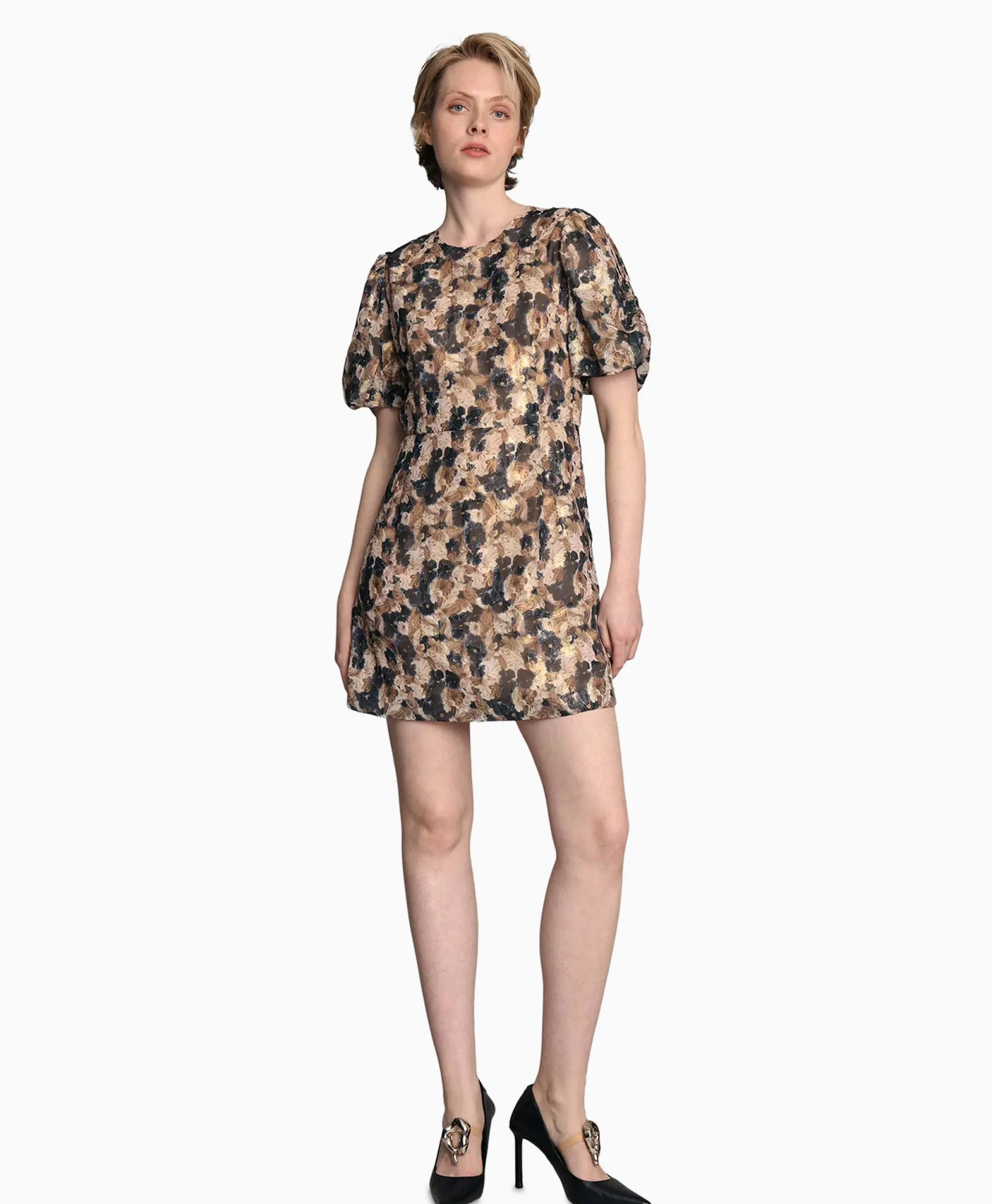 Munthe Mini Jurk 233-1317-23335 Beige