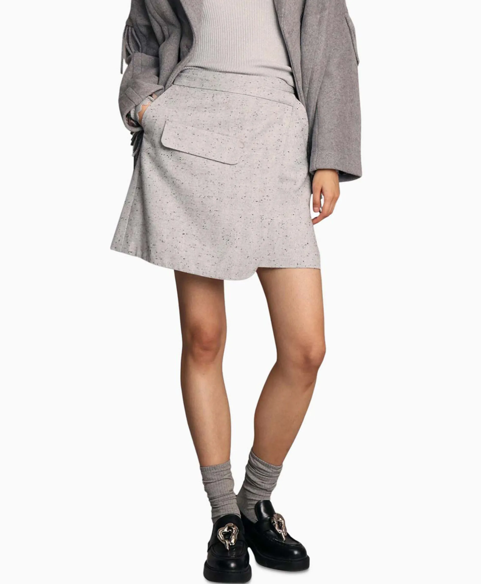 Munthe Minirok 233-1210-23308 Grijs