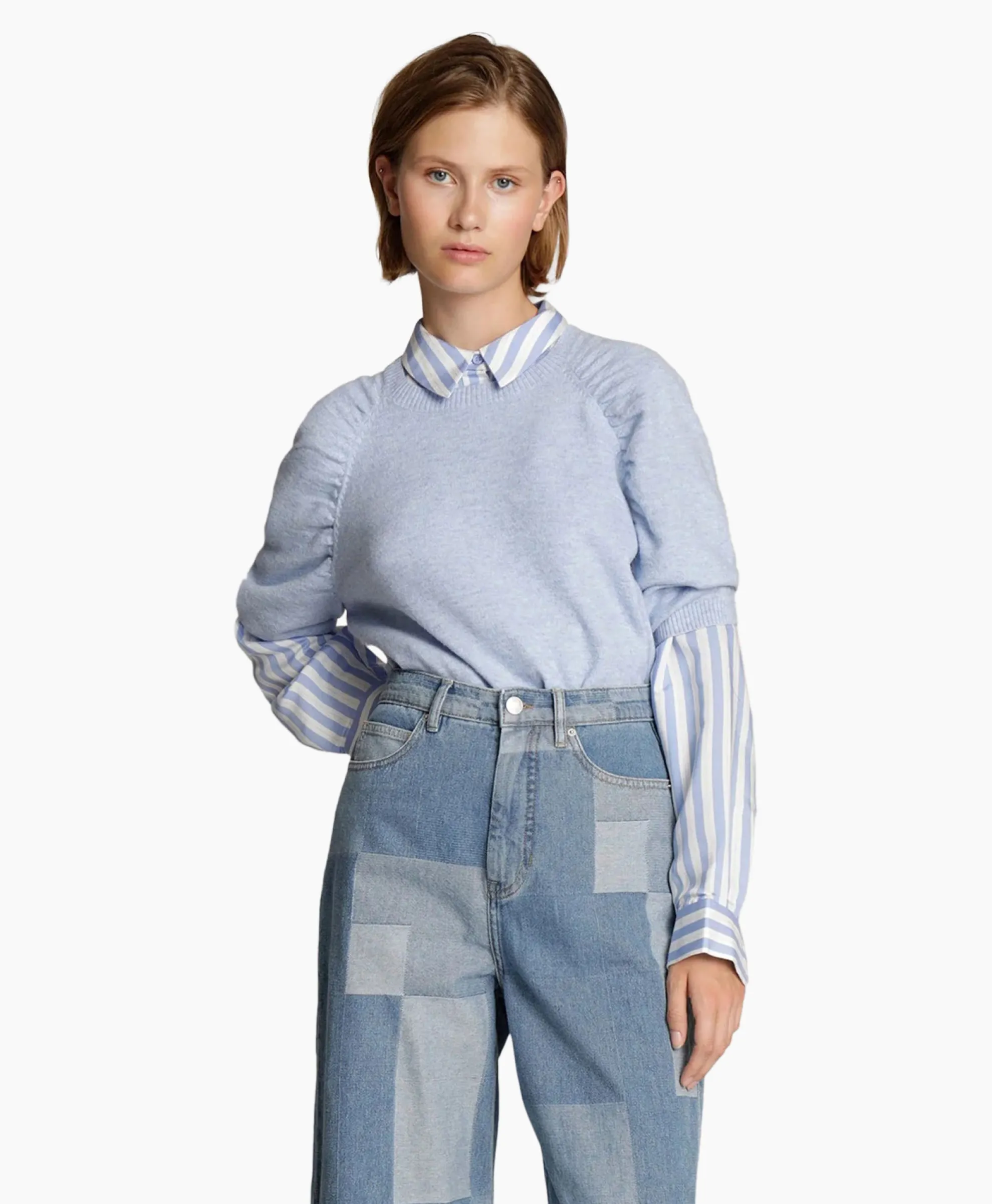 Munthe Pullover Manya Licht Blauw