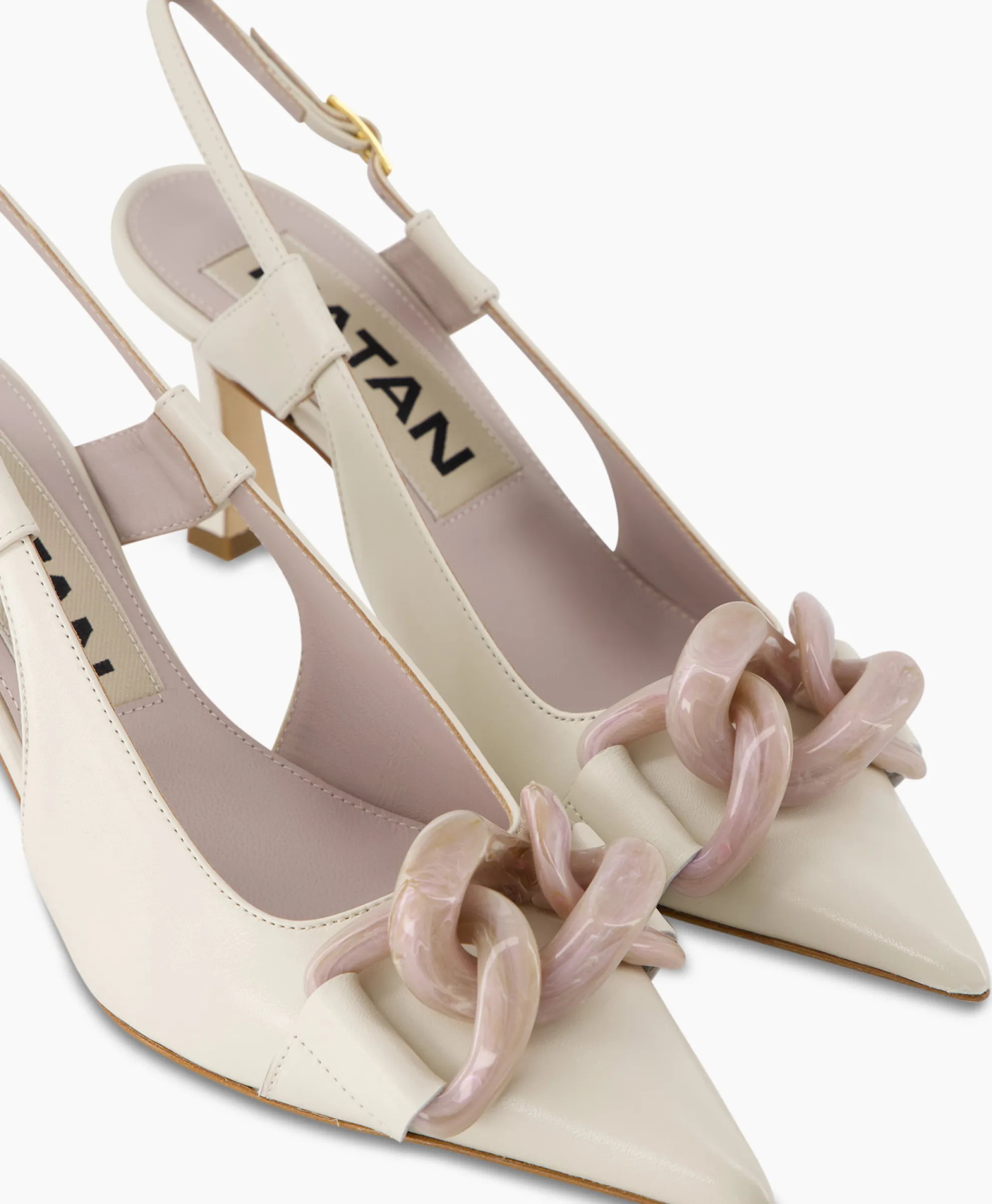 Natan Schoenen Pump Nappa C735 + Fb. Lartigiana Tm24174/V1 Nudeecru