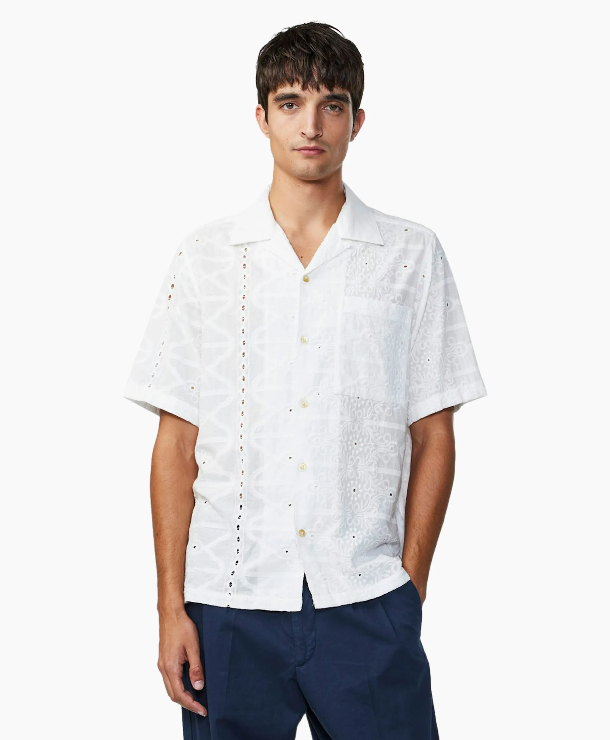 Nn07 Overhemd Julio Ss 5392 Wit