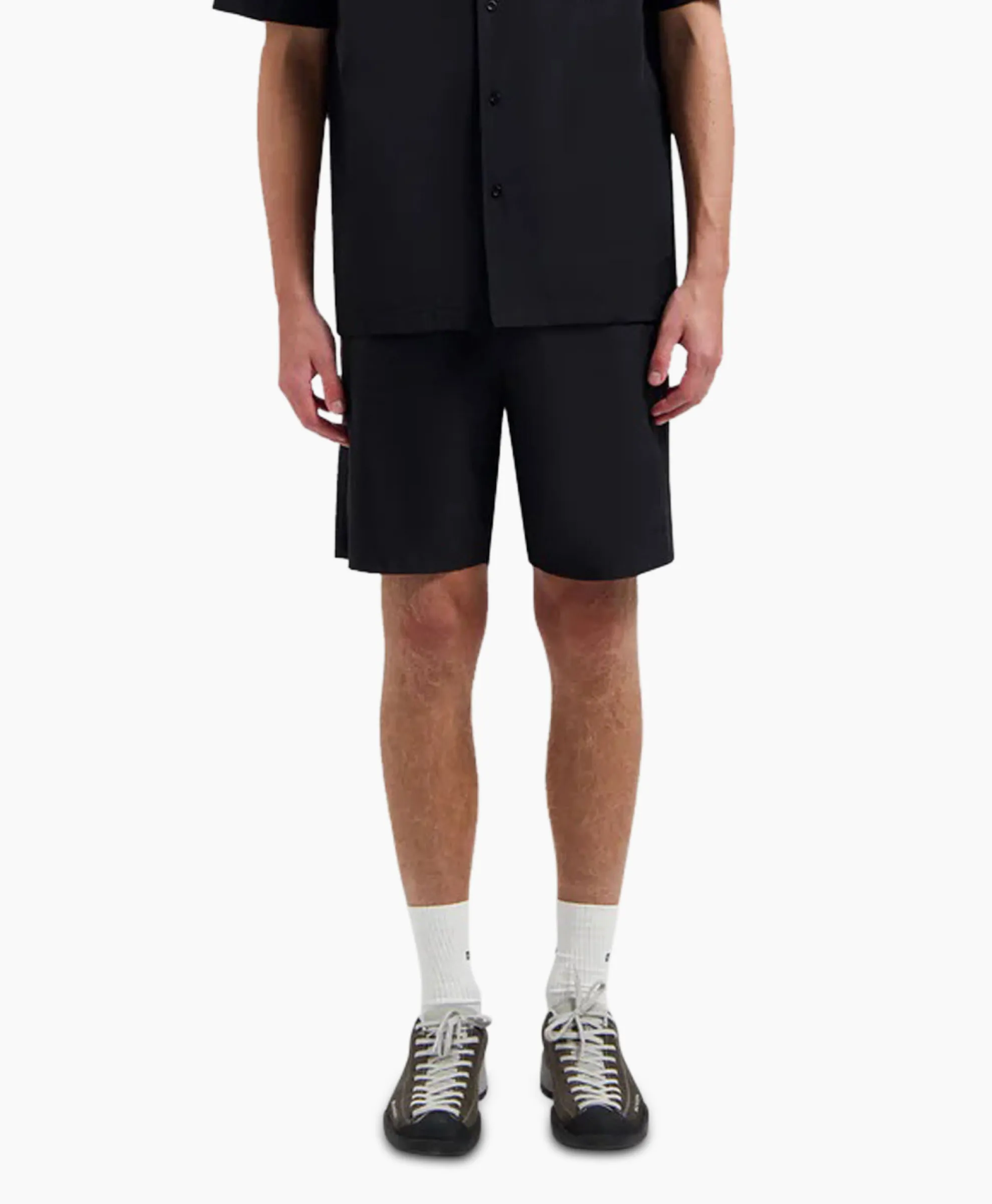 Olaf Hussein Korte Broek Nylon Zwart