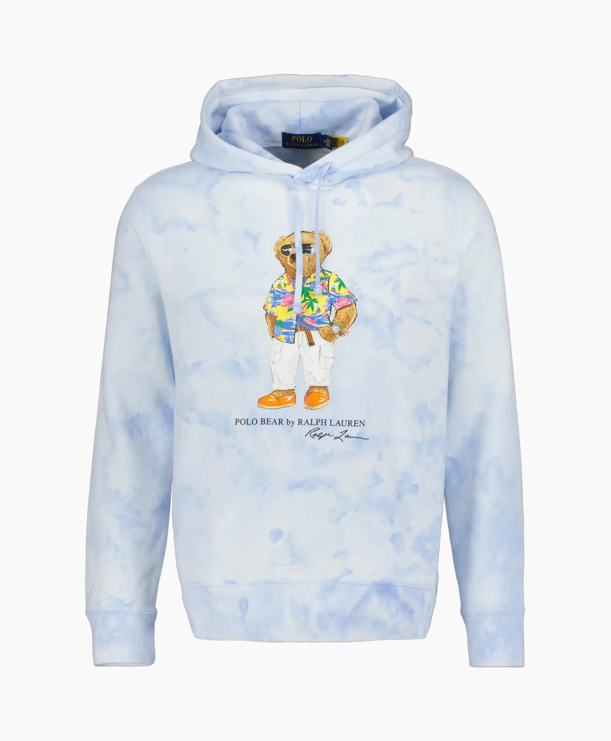 Ralph Lauren Hoodie Riviera Bear Licht Blauw