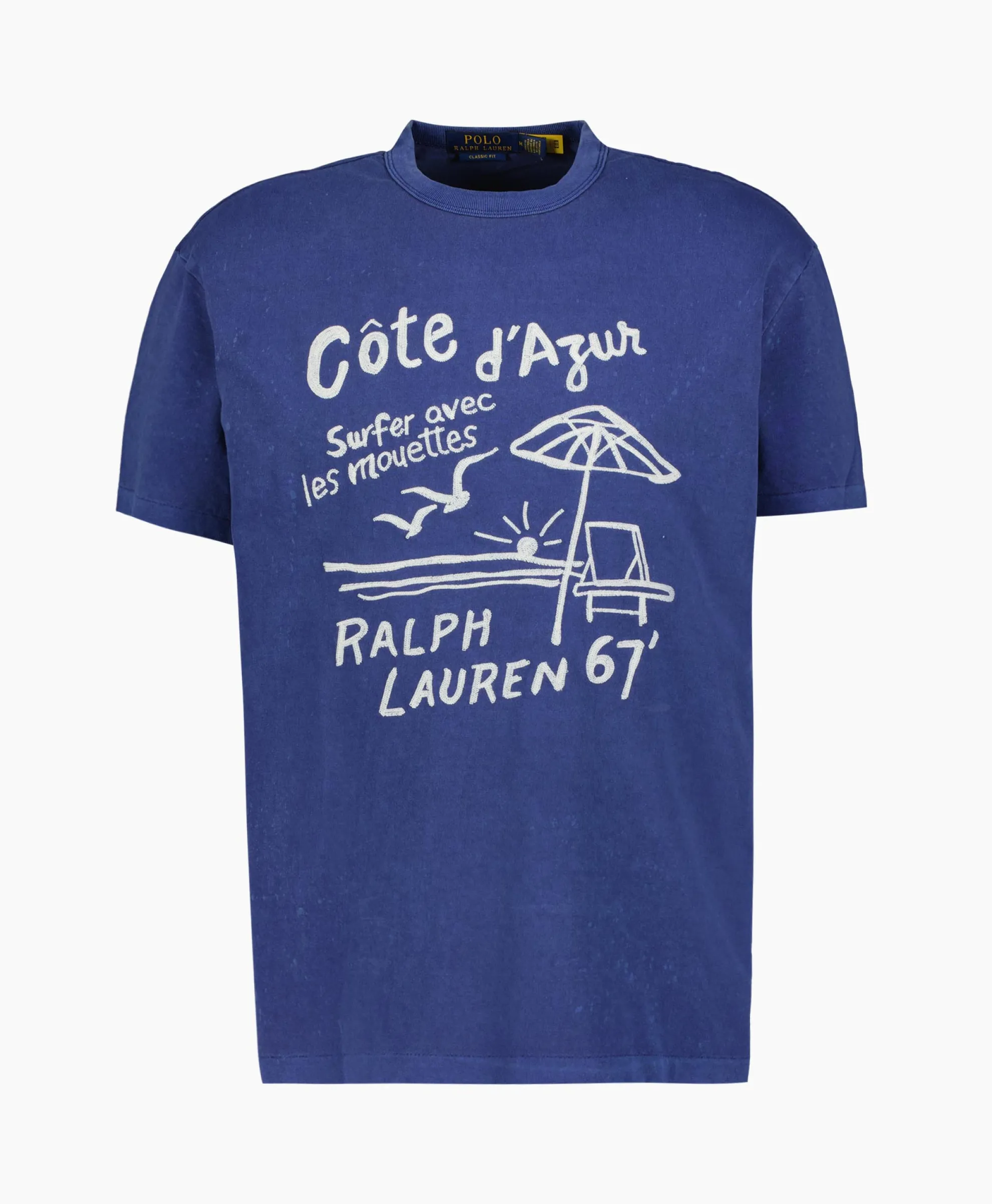 Ralph Lauren T-Shirt Korte Mouw Short Sleeve Cote D'Azur Petrol
