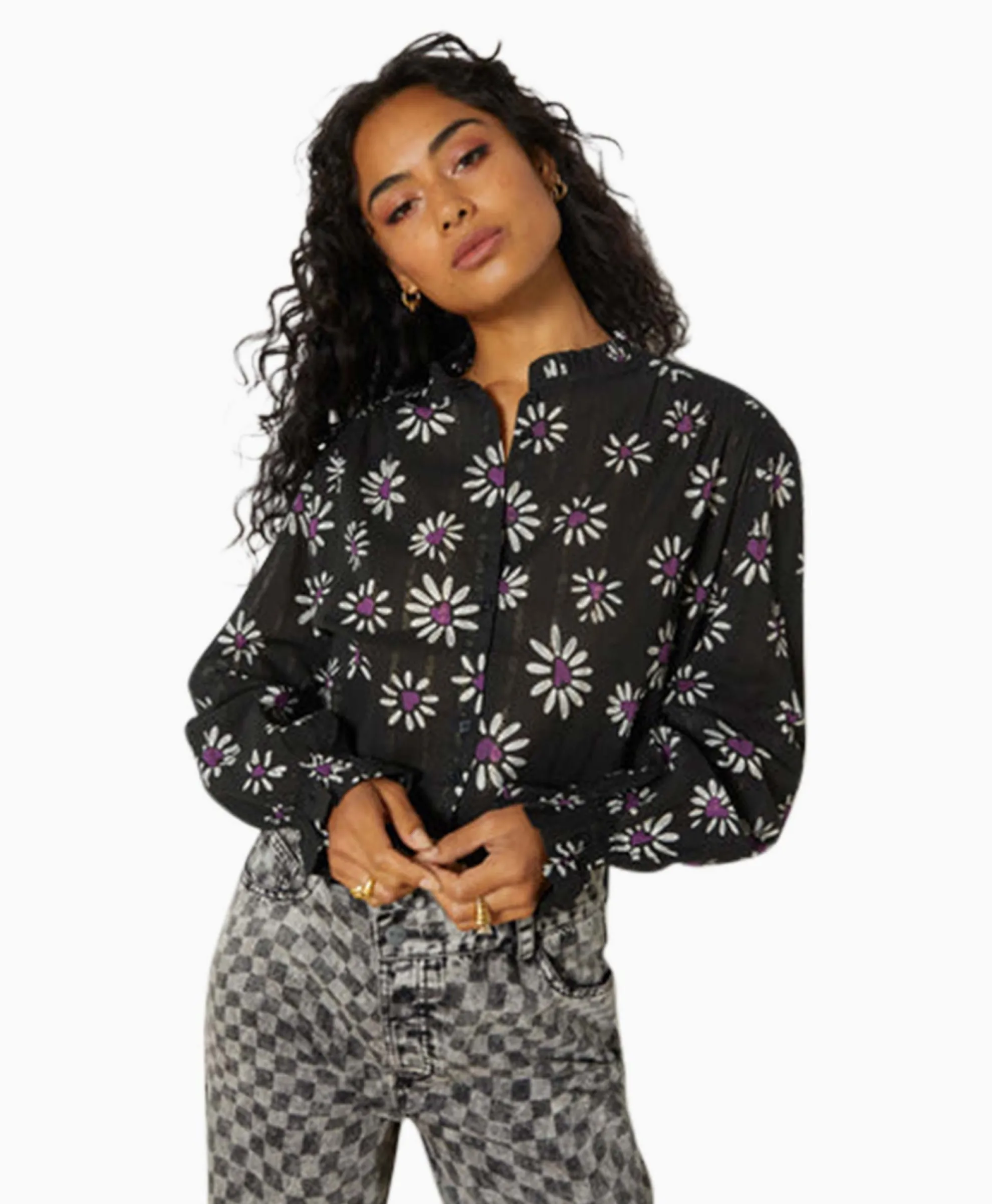 Refined Department Blouse Ace Zwart