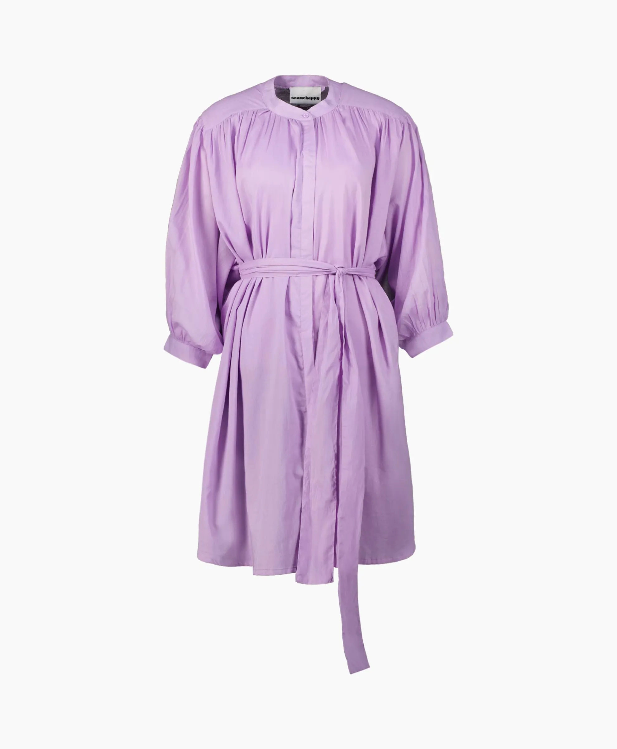 Sea Me Happy Mini Jurk Balloon Short Double Layered Lila