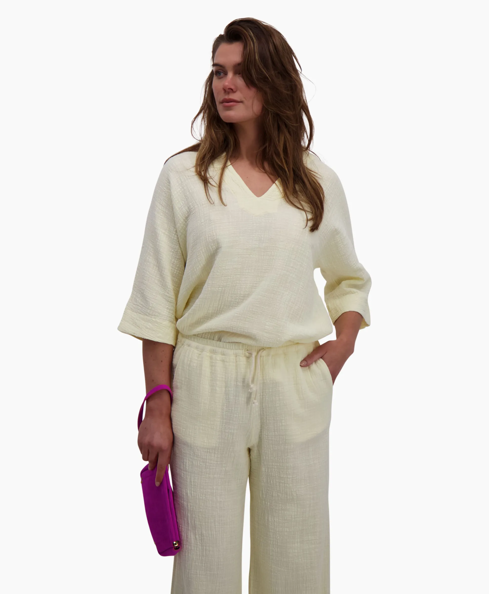 Sea Me Happy Top Myla Licht Geel