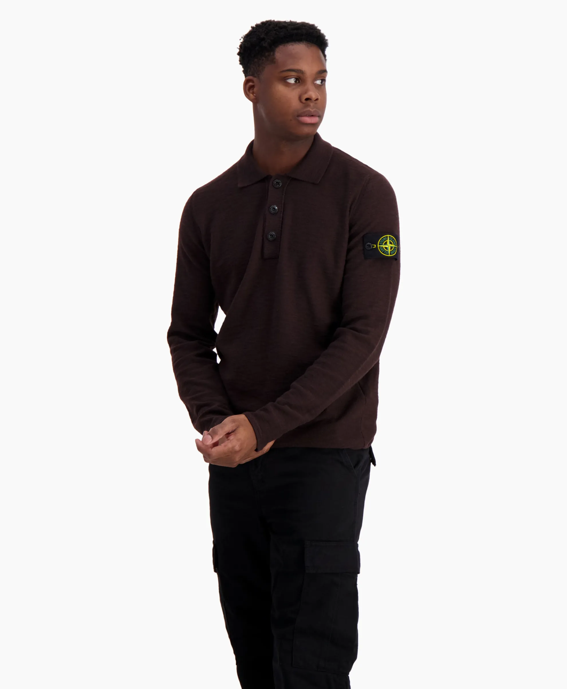 Stone Island Polo 535B9 Bordeaux