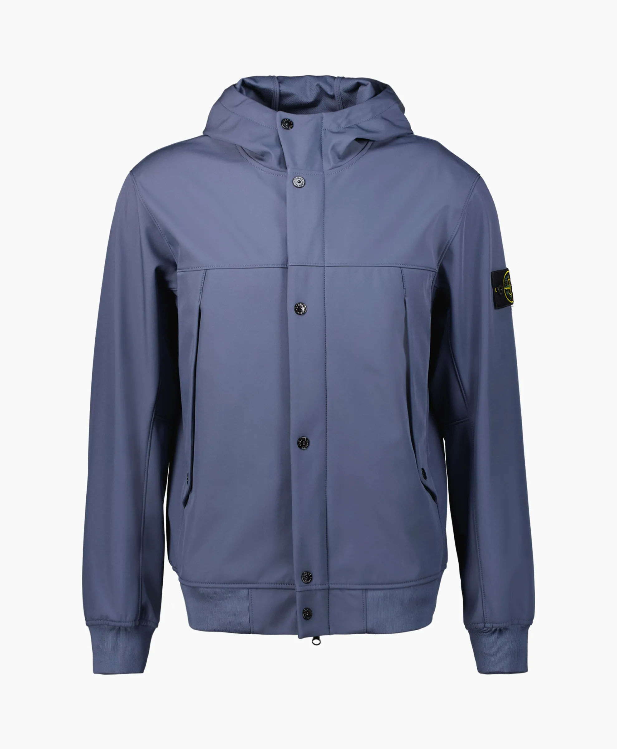 Stone Island Softshell Jas 40227 Donker Blauw