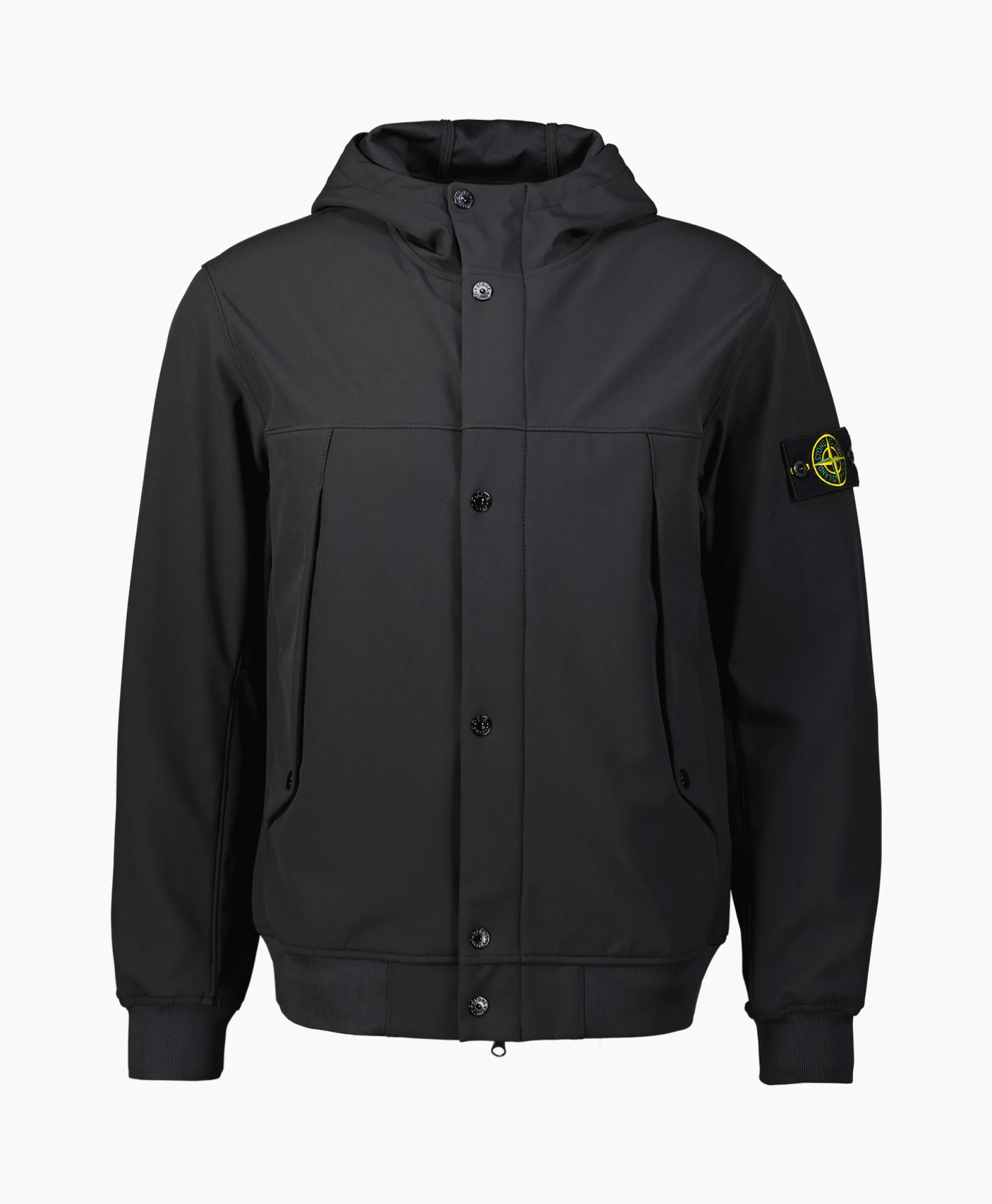 Stone Island Softshell Jas 40227 Zwart