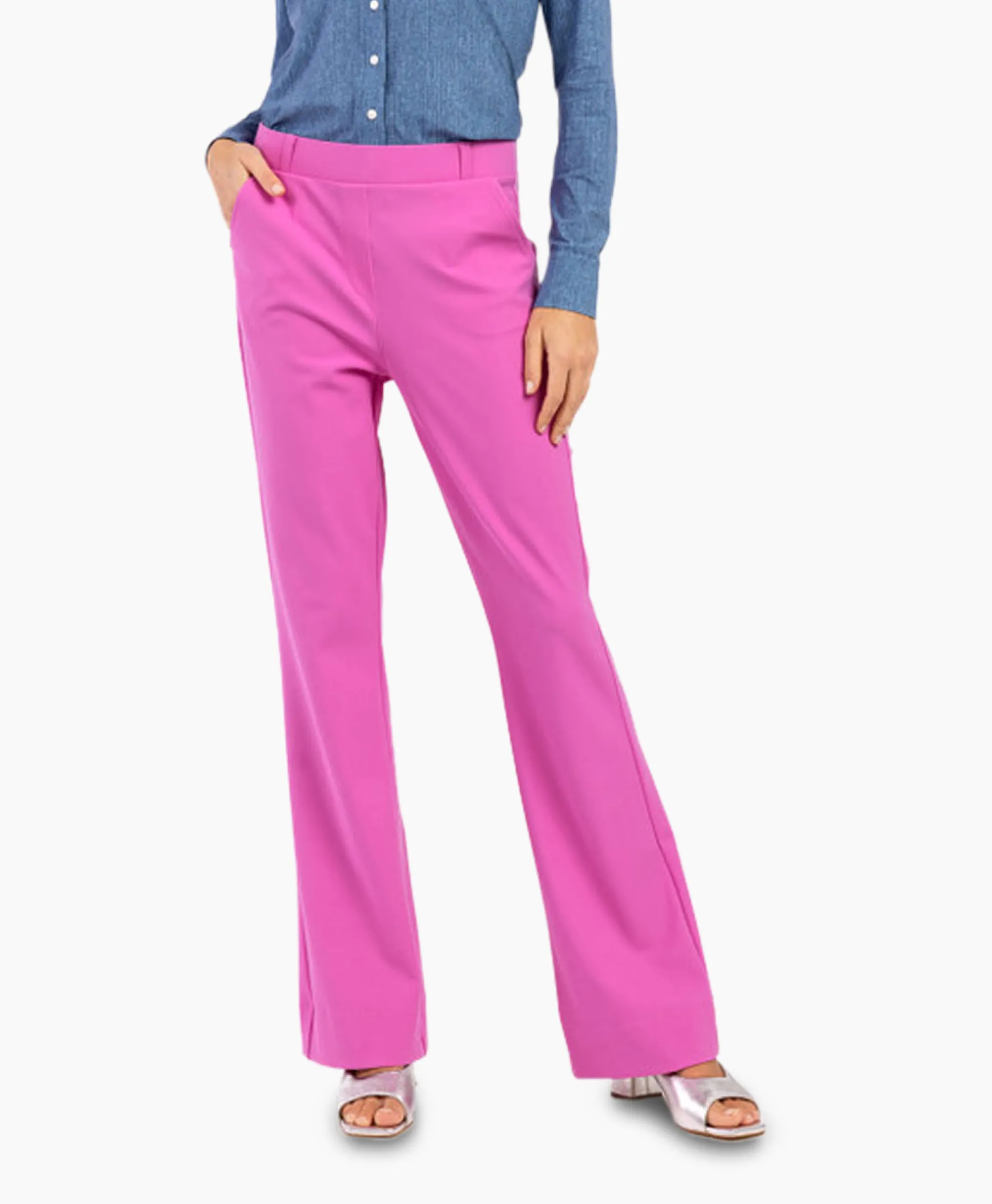Studio Anneloes Broek Flair Bonded Trousers Lila
