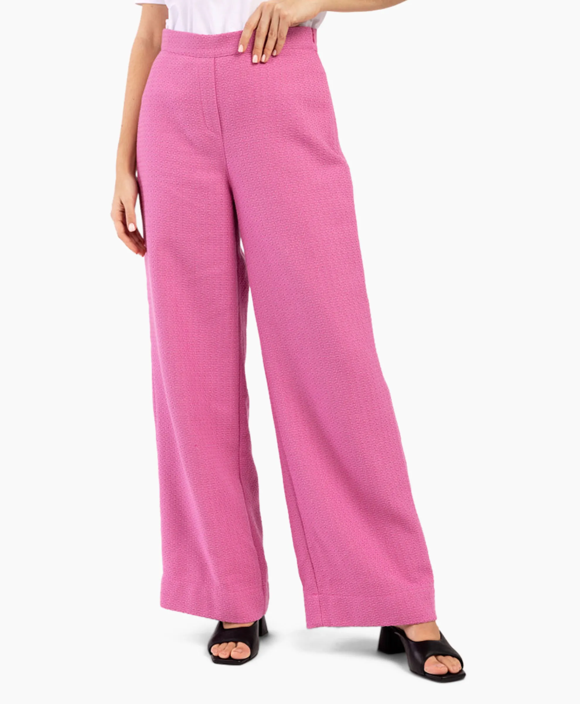 Studio Anneloes Broek Rasa Tweed Trousers Lila