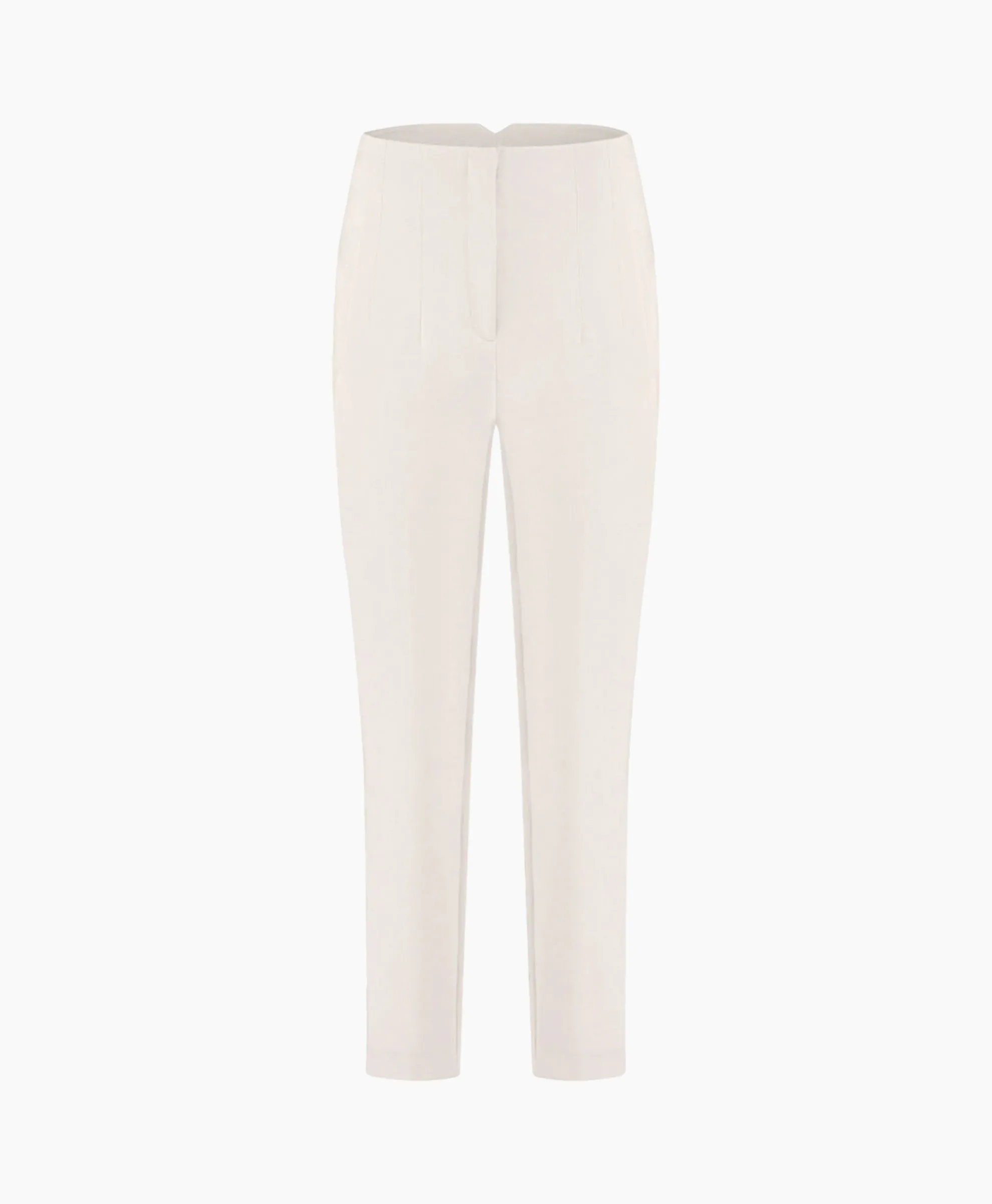Studio Anneloes Broek Nine Shiny Bonded Trousers Off White