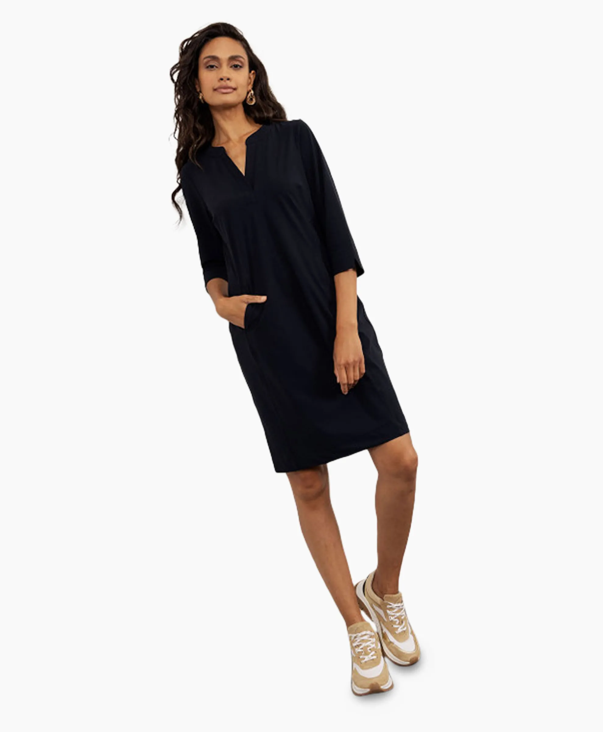 Studio Anneloes Jurk Simplicity Dress Zwart