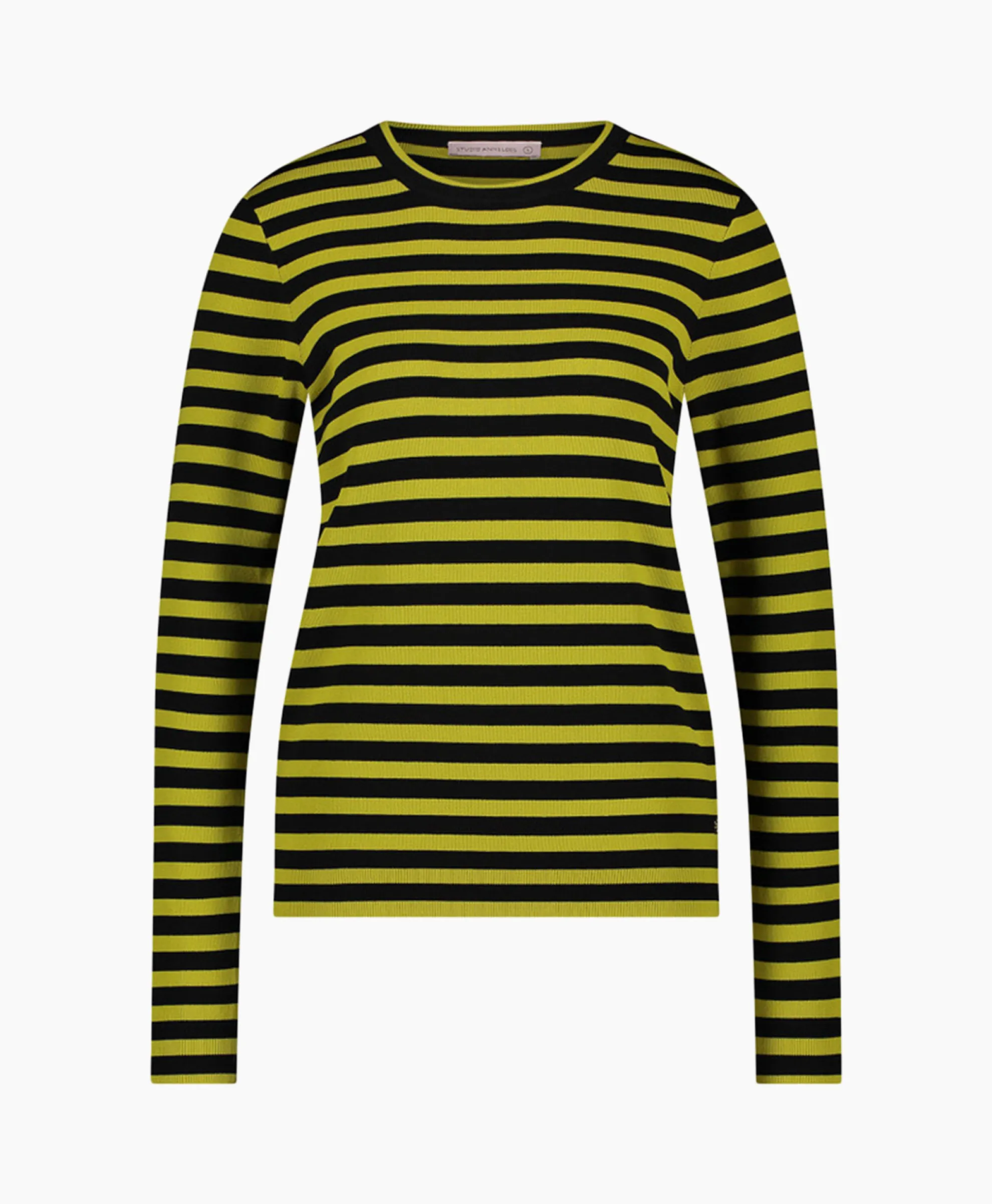 Studio Anneloes Pullover Luna Stripe Zwart Dessin