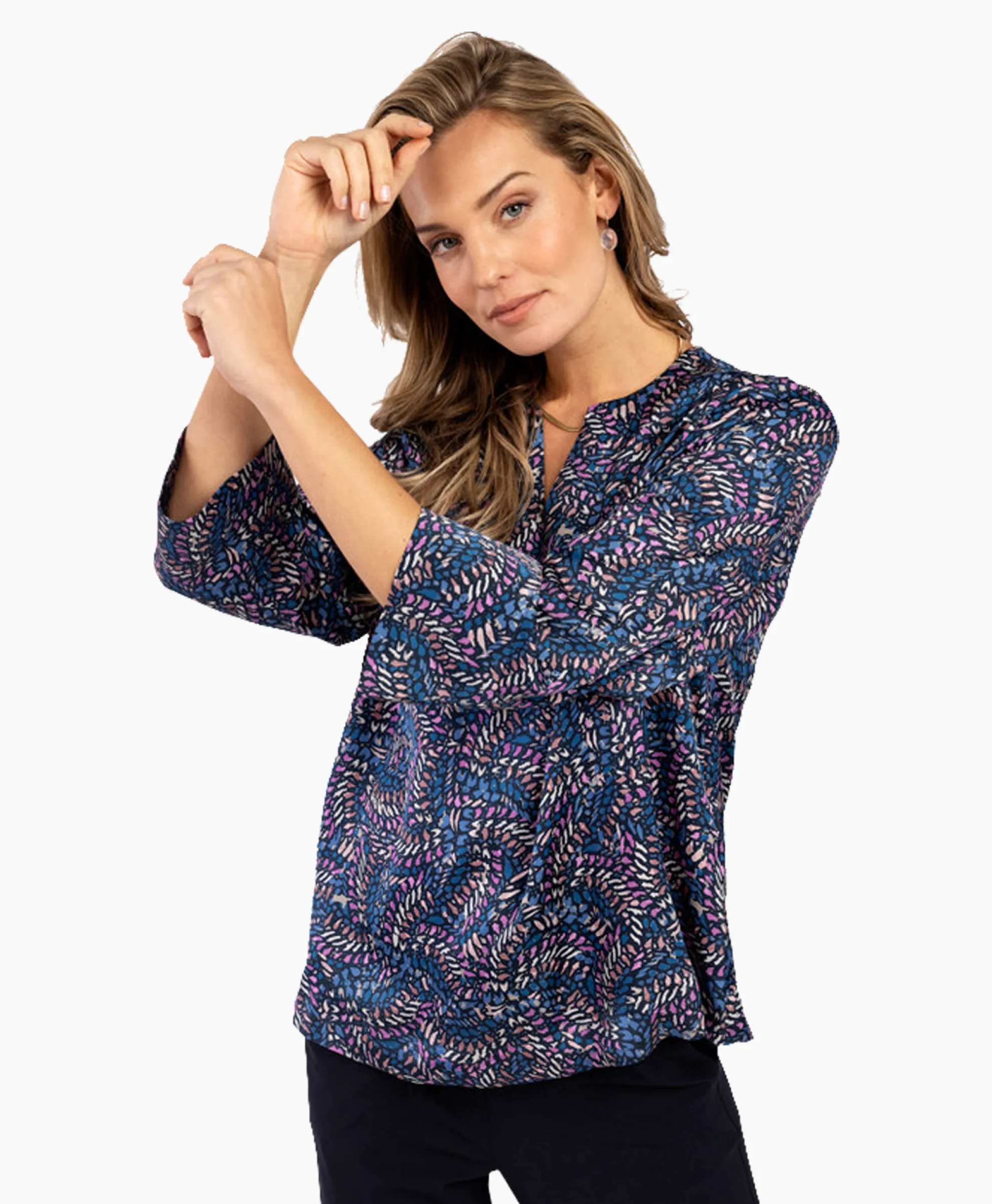 Studio Anneloes Top Arletta Satin Brench Combo L