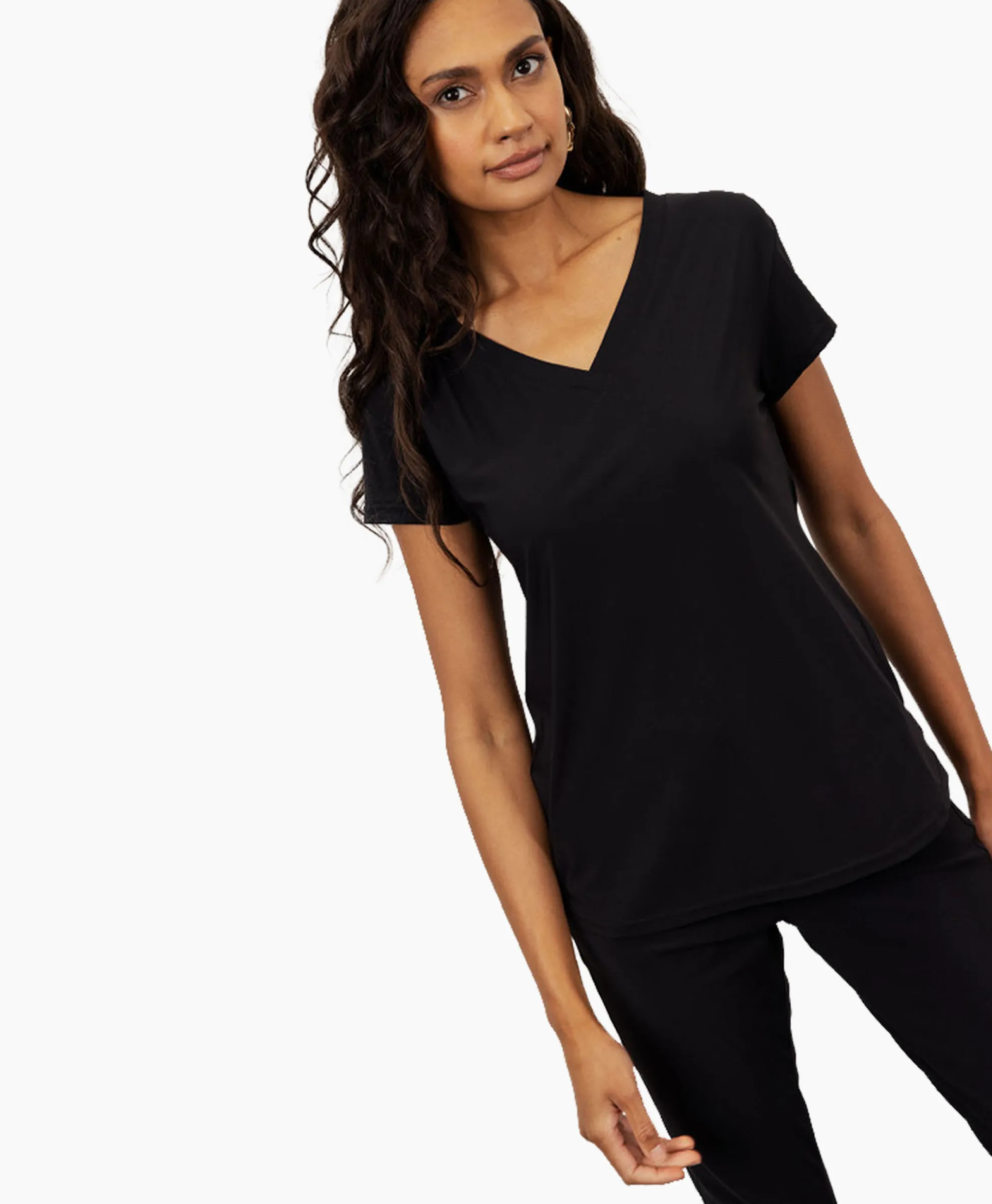 Studio Anneloes Top & T-Shirt Roller Shirt Zwart