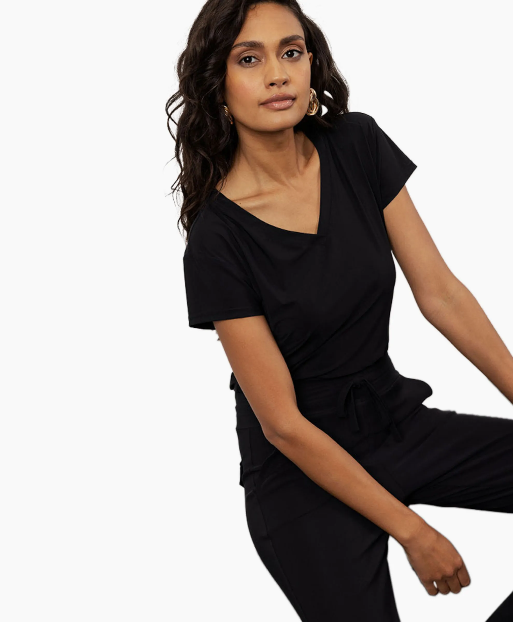 Studio Anneloes Top & T-Shirt Roller Shirt Zwart