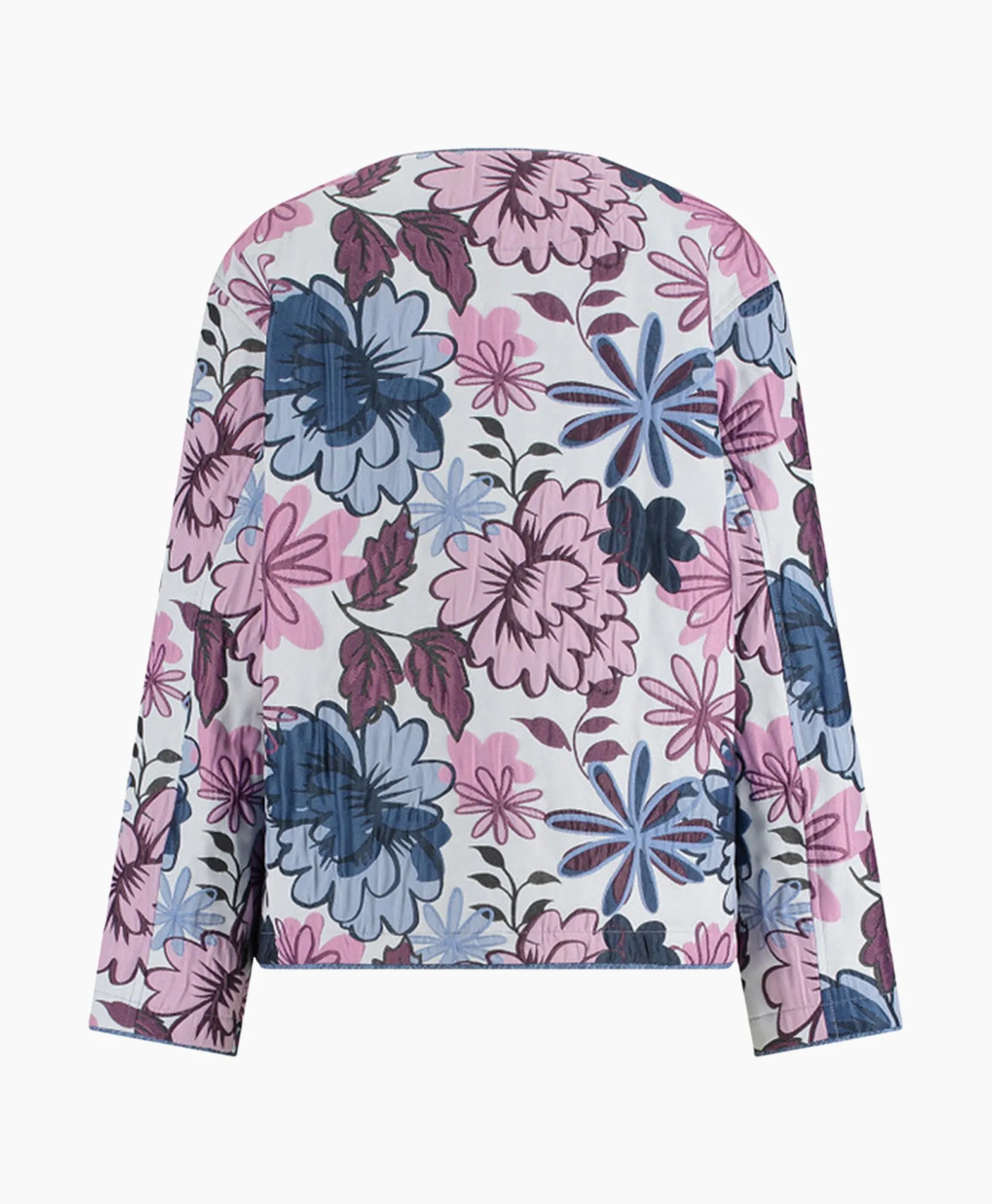 Studio Anneloes Top Esra Jaquard Flower Jacket Ecru