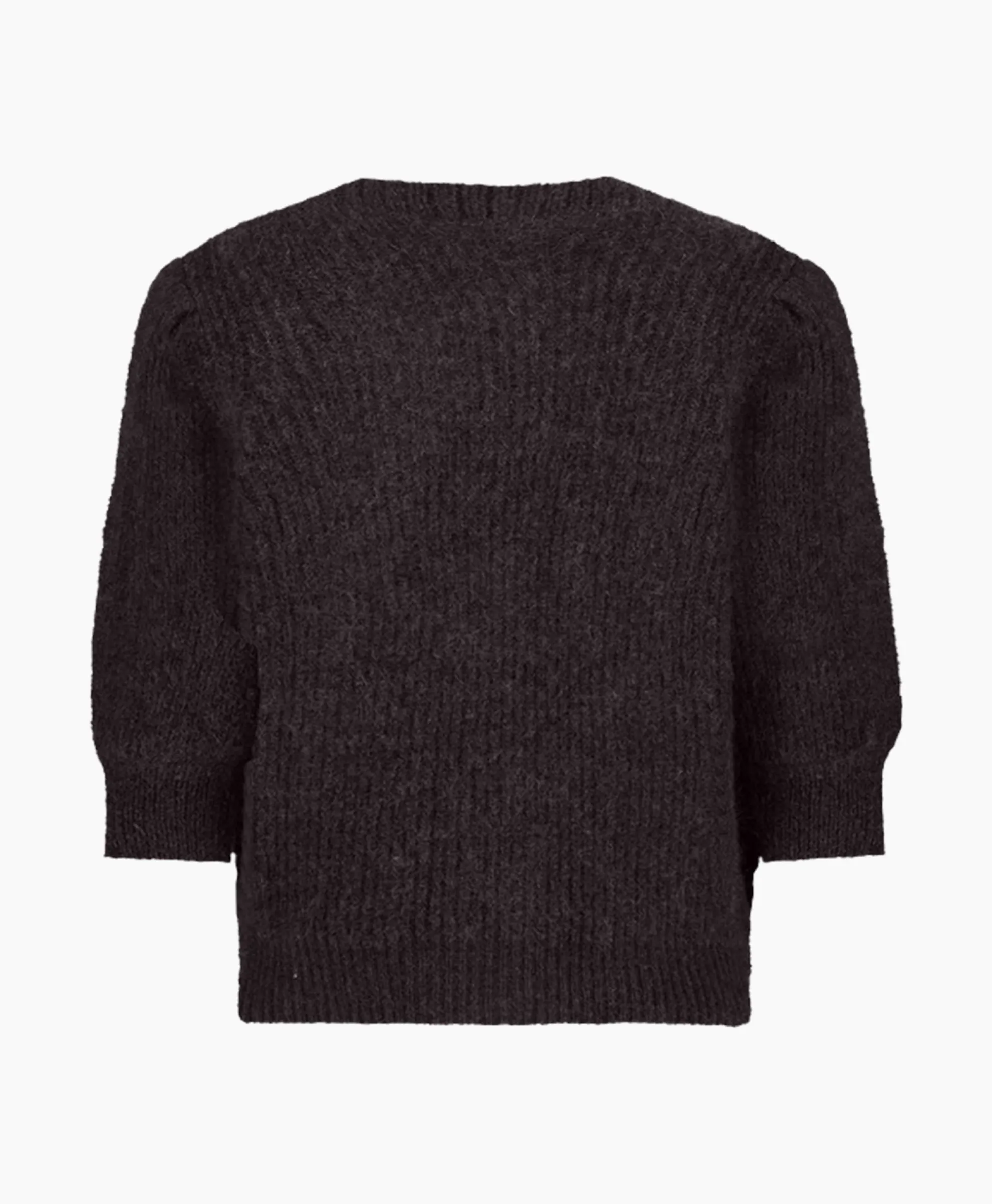 Studio Anneloes Vest Mandy Mohair Cardigan Bruin